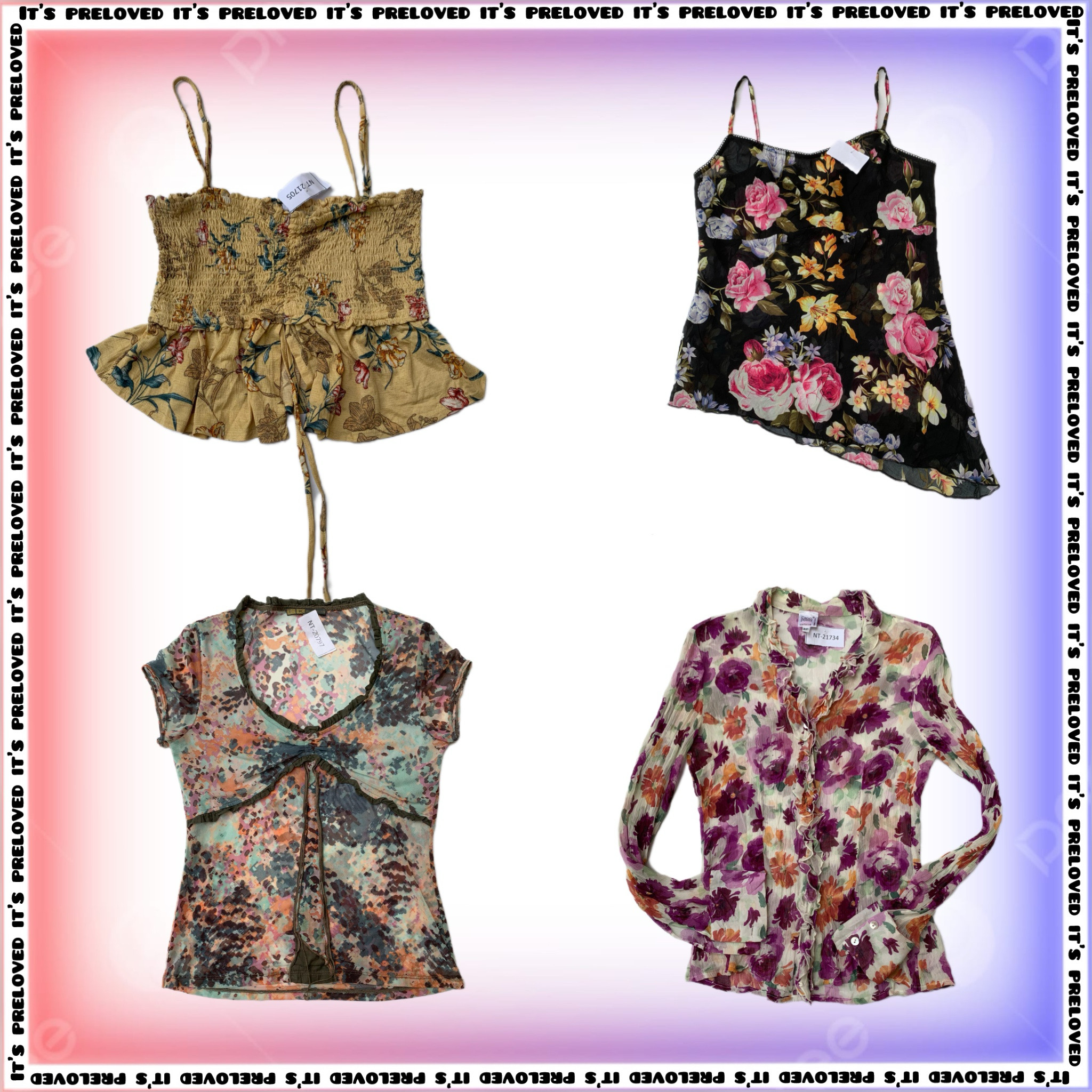 Floral Dream Tops (SS-1258)