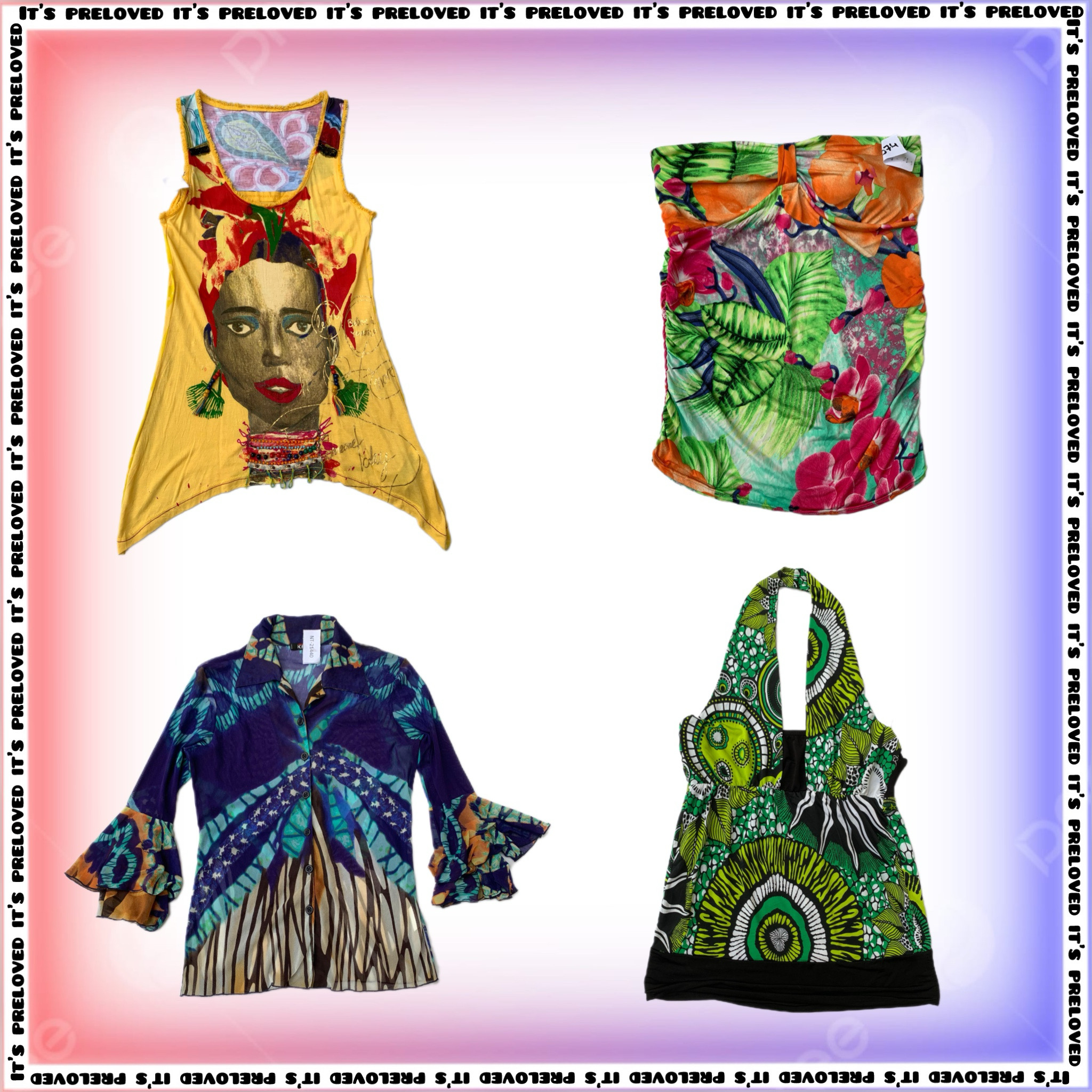 Maximalism Core tops, dresses and skirts (SS-1259)