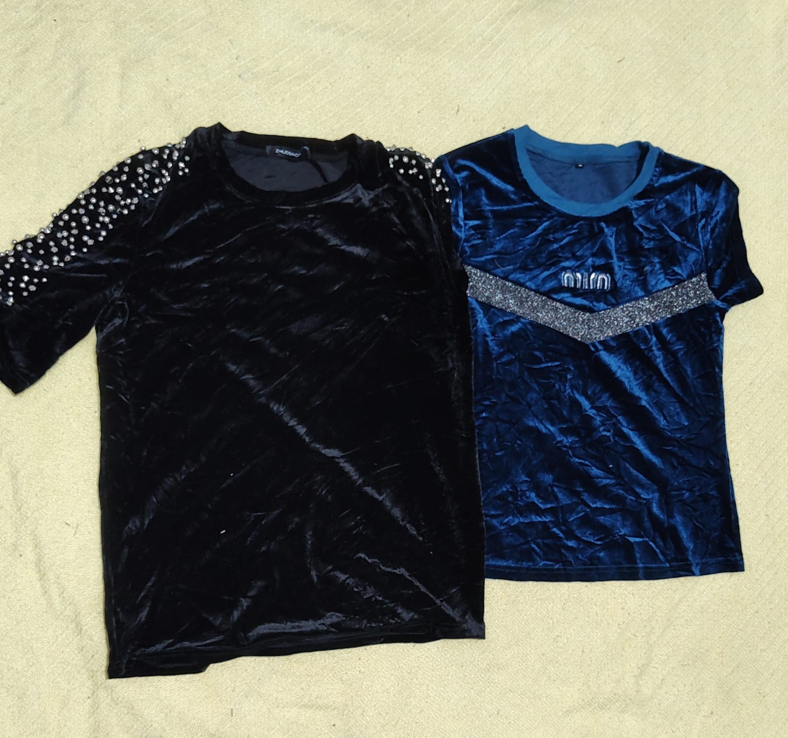 Blouse en velours