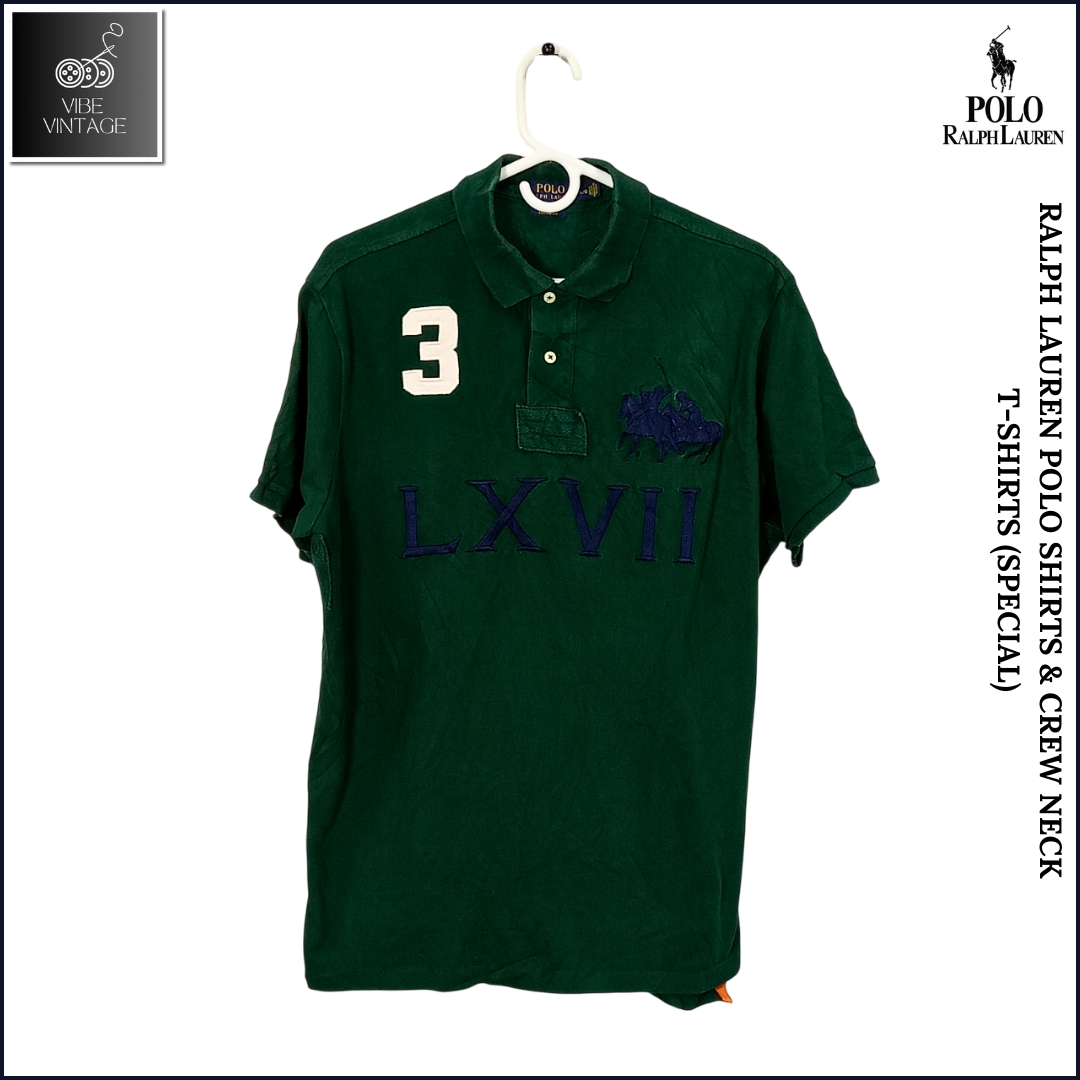 RALPH LAUREN POLO SHIRTS & CREW NECK T-SHIRTS (SPECIAL) BUNDLE