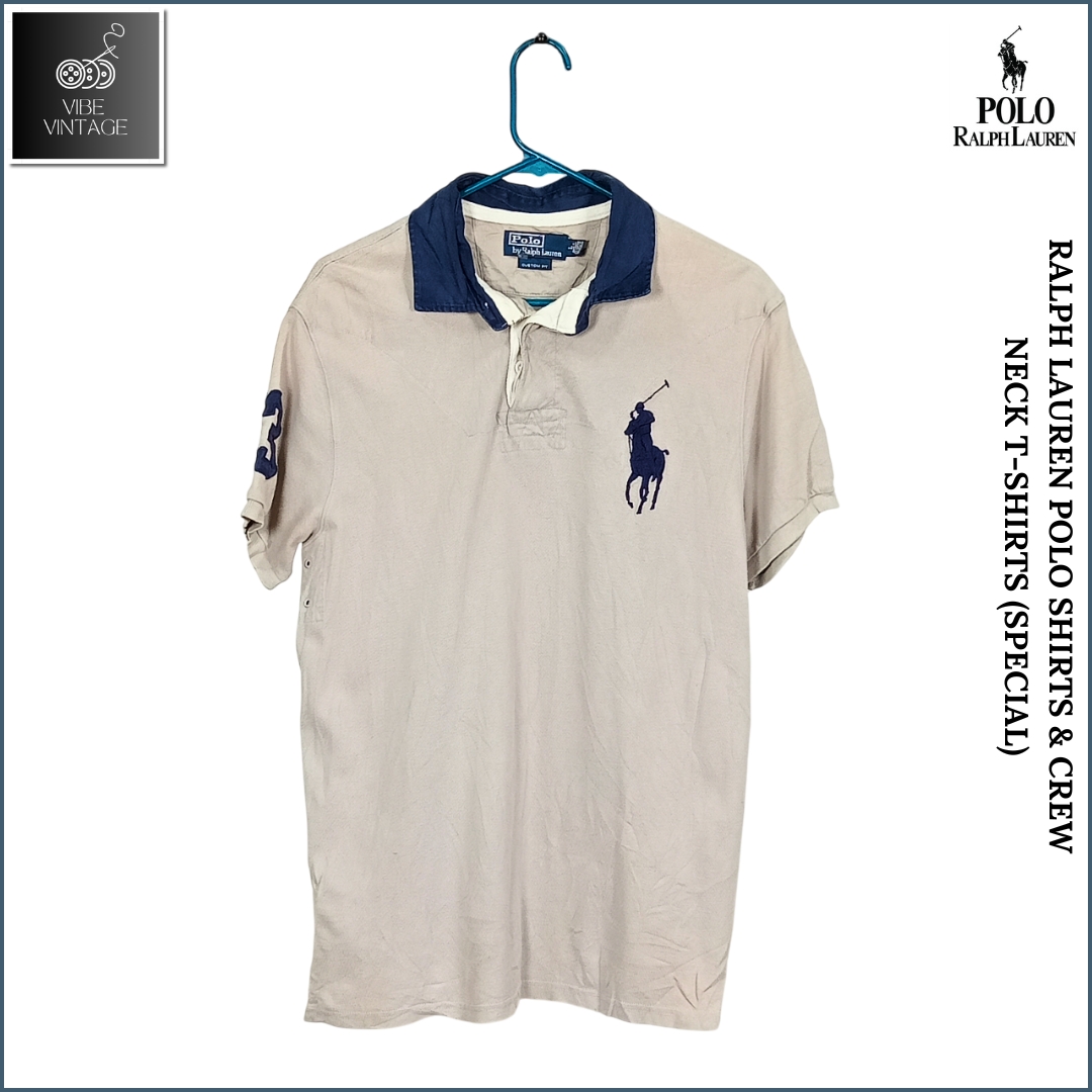 RALPH LAUREN POLO SHIRTS & CREW NECK T-SHIRTS (SPECIAL)