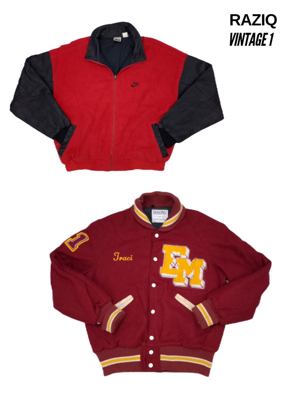 Giacche Varsity in lana