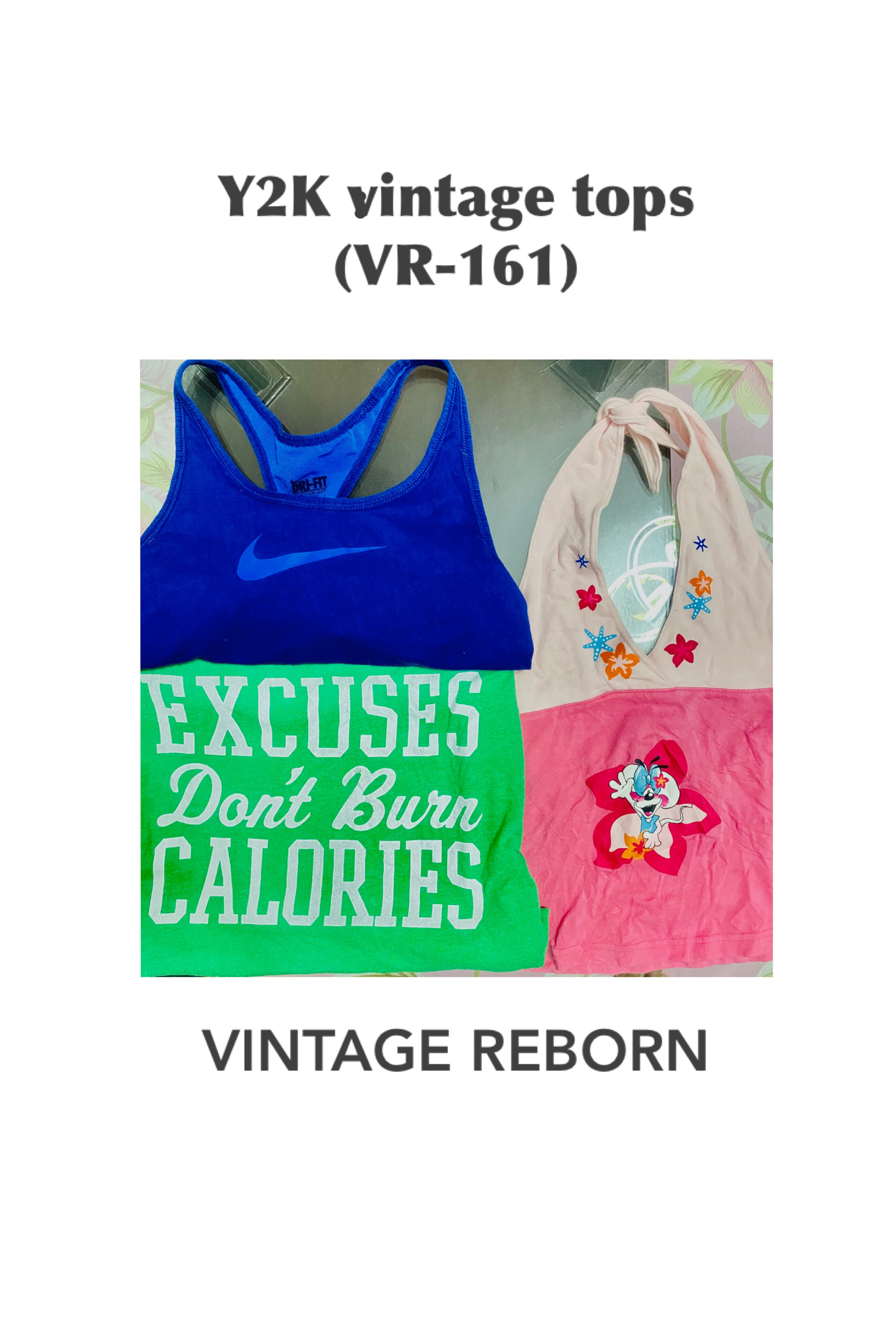 Le paquet de débardeurs Fitness & Fun Y2K - (VR-161)
