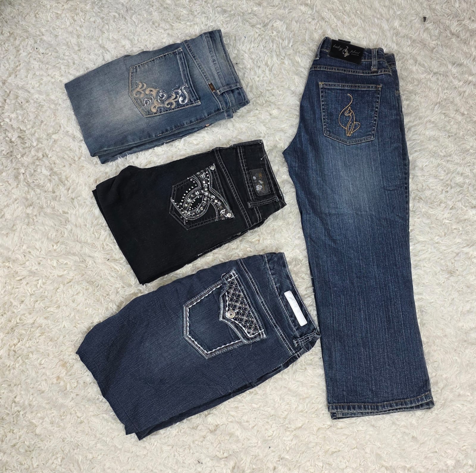 Y2k Capri-Jeans