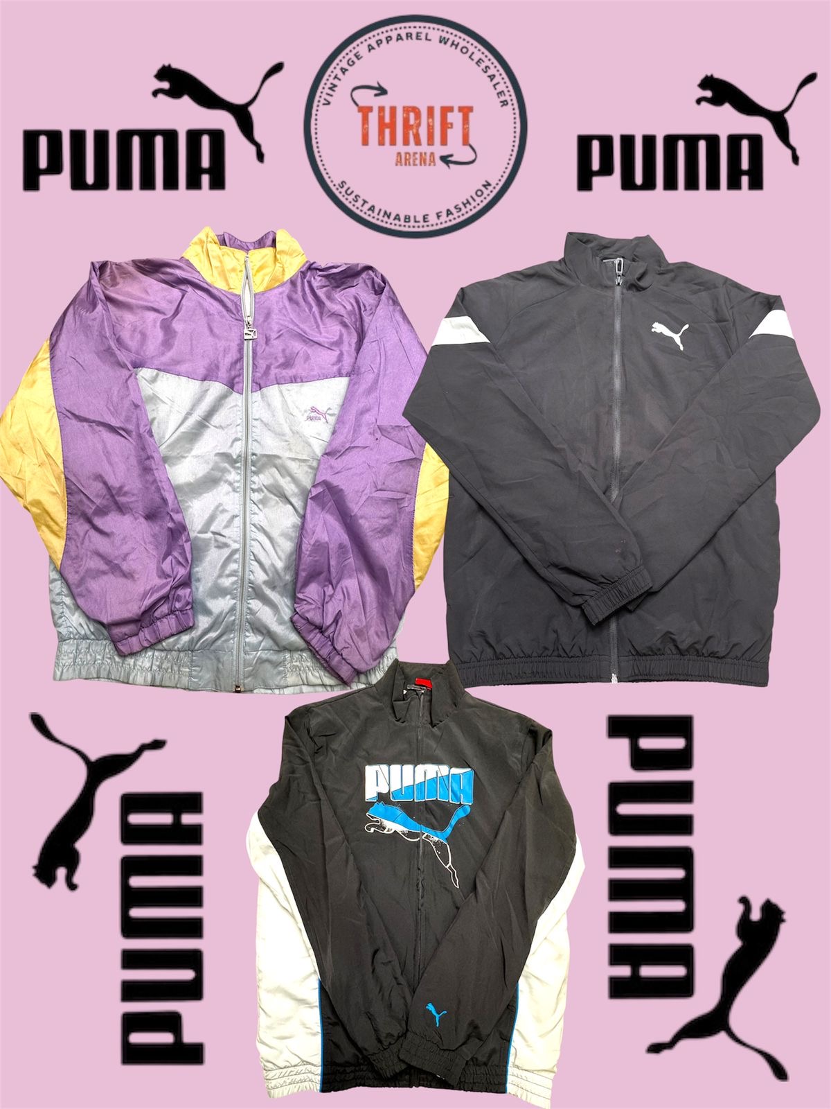 T1481 Puma Wind Breaker Track Jackets/Hoodies