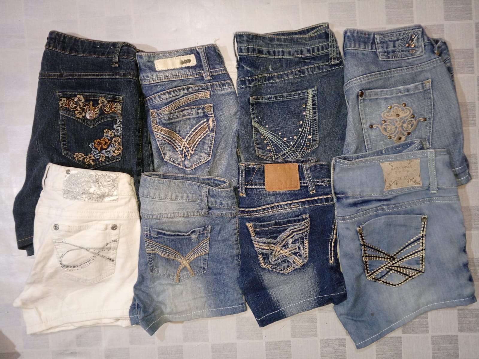 AL MOST FAMOUS AND OTHER BRAND MINI SHORTS (MR820)