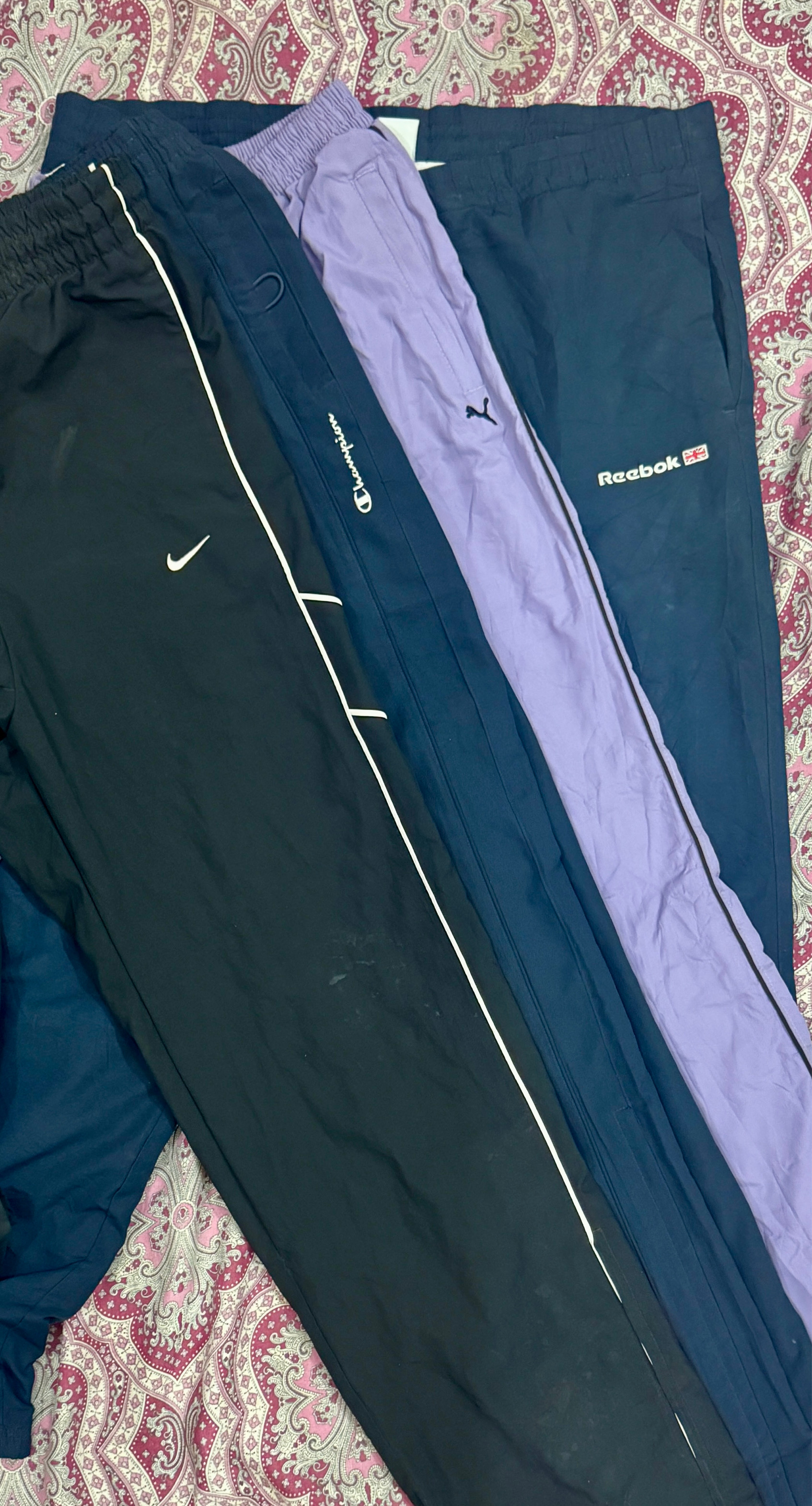 Branded Mix Track Pants