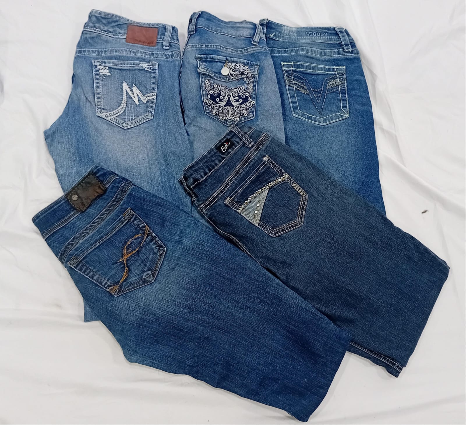 IQ0721 Y2K Retro Babe Jeans