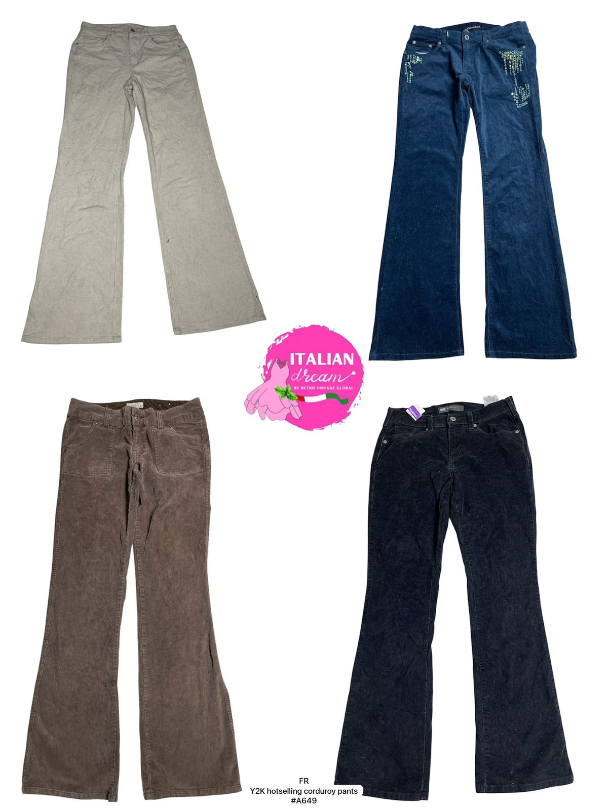 Y2k hotselling corduroy pants