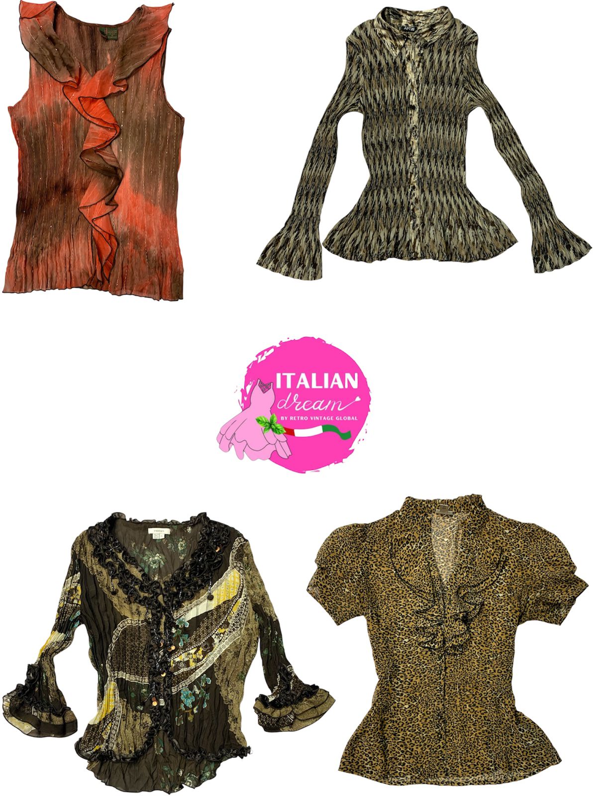 Y2k boho vibe mixed tops