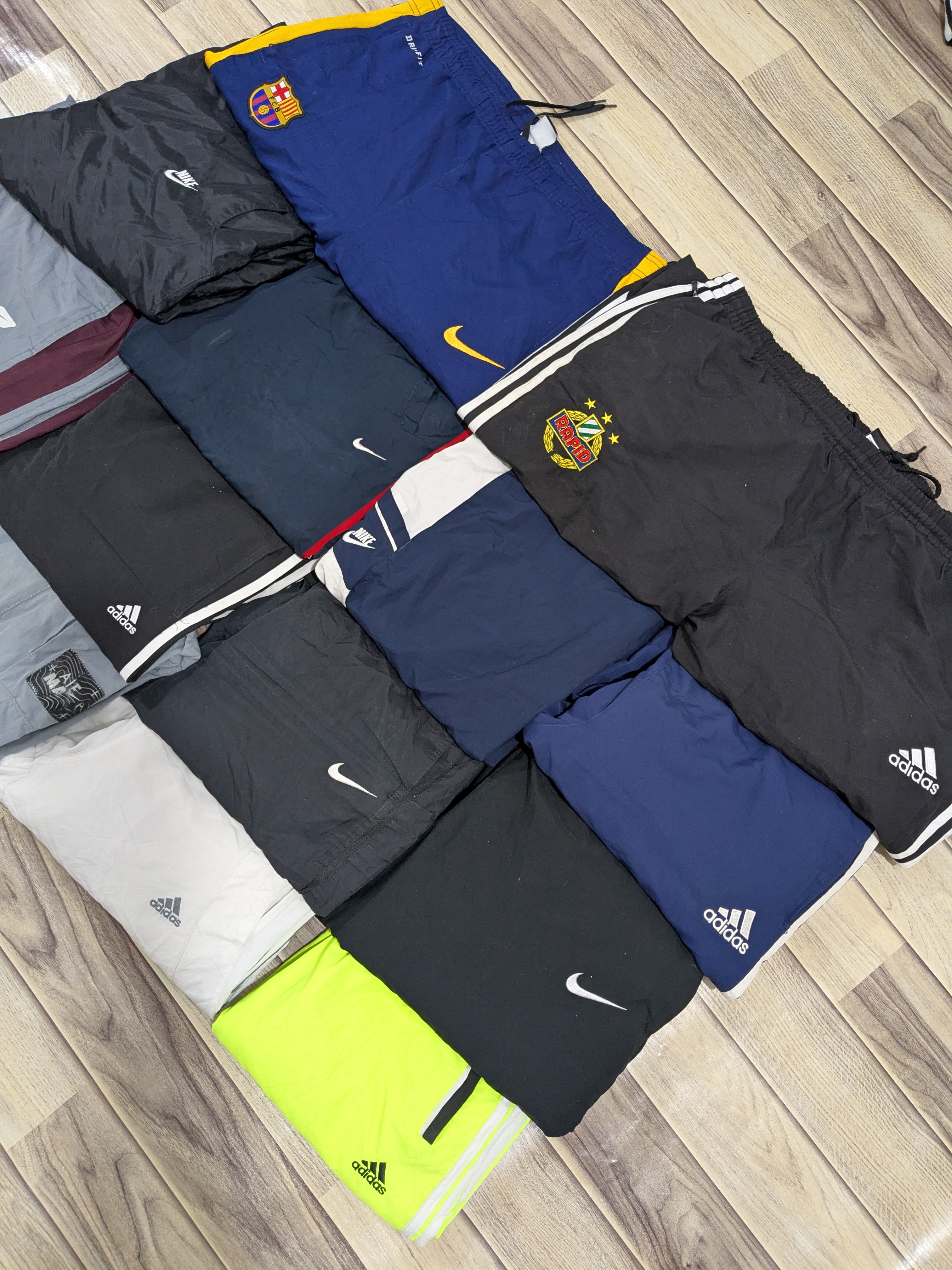 Nike adidas track pants
