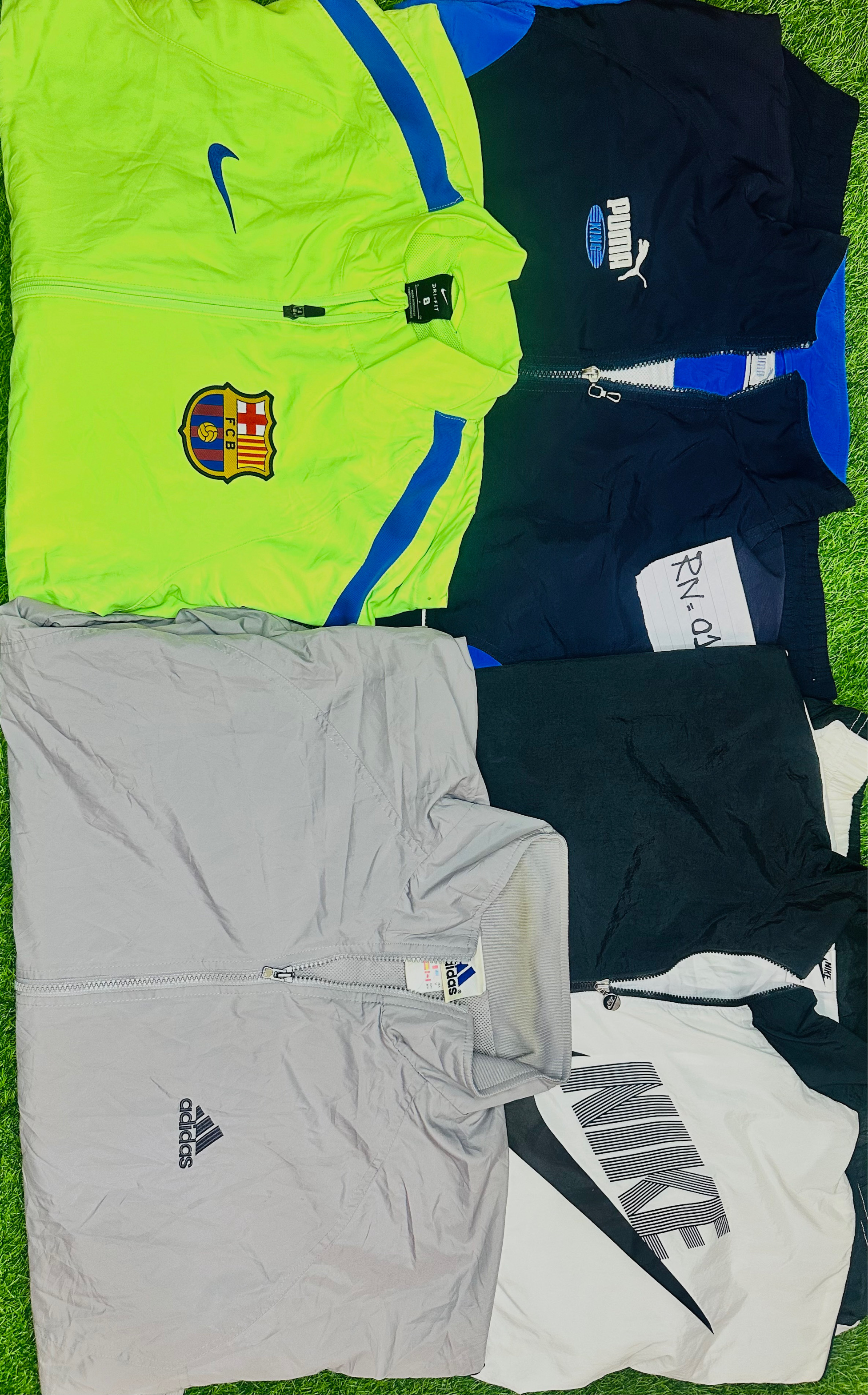 Windbreakers adidas nike puma and