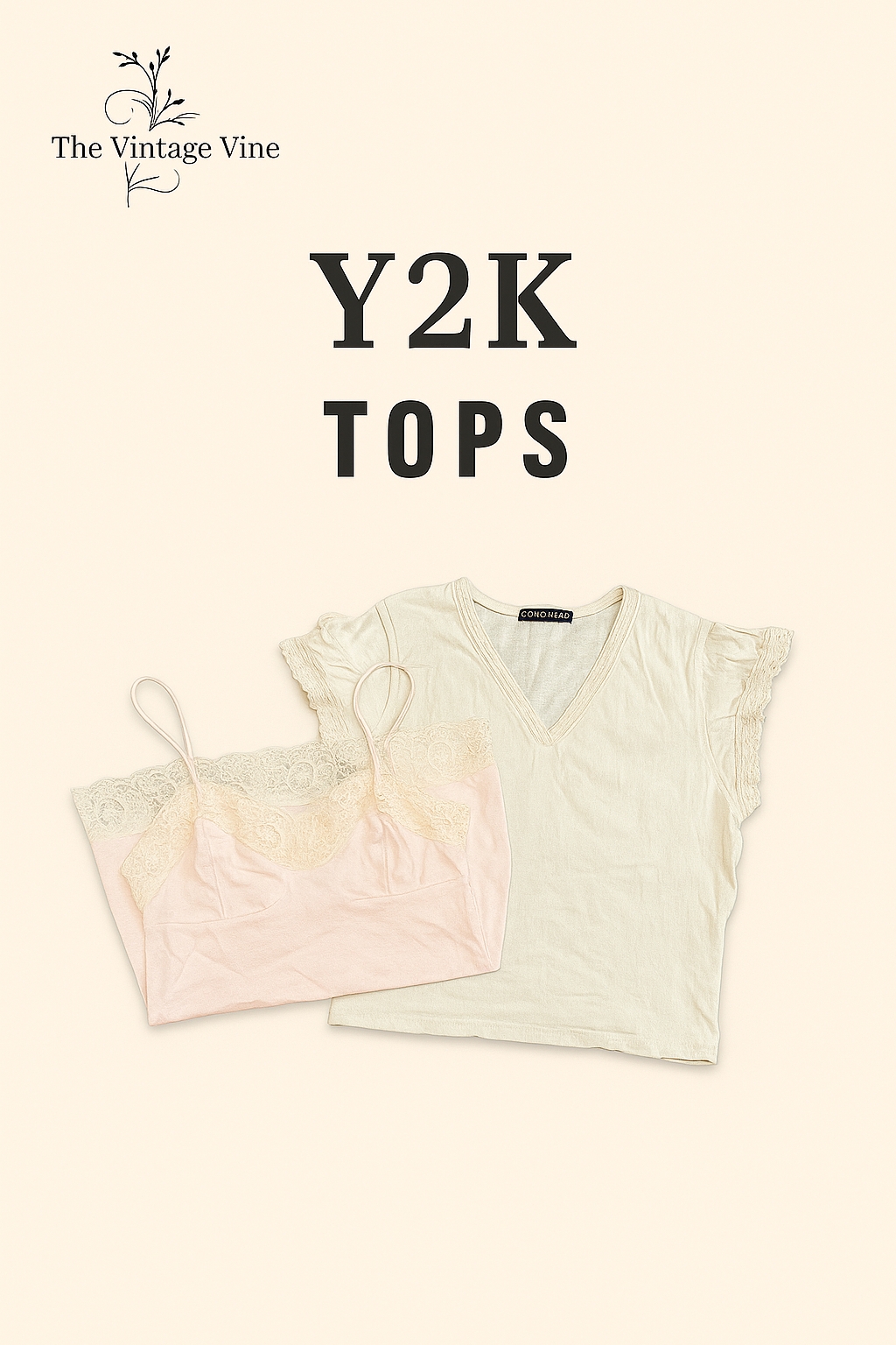 Ensemble de Tops de Mode Y2K