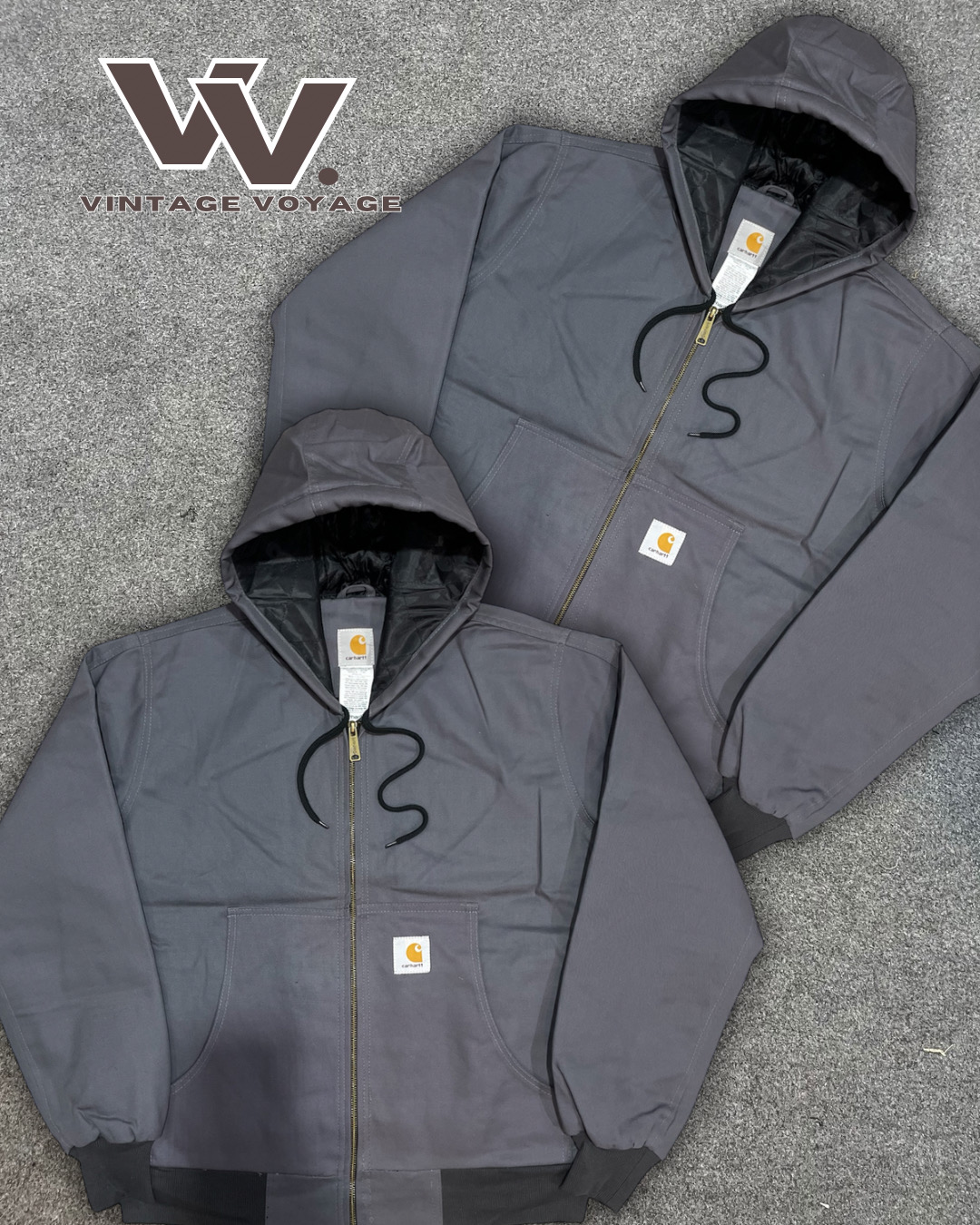 Carhartt Rework Style Graue Active Jackets - #17925