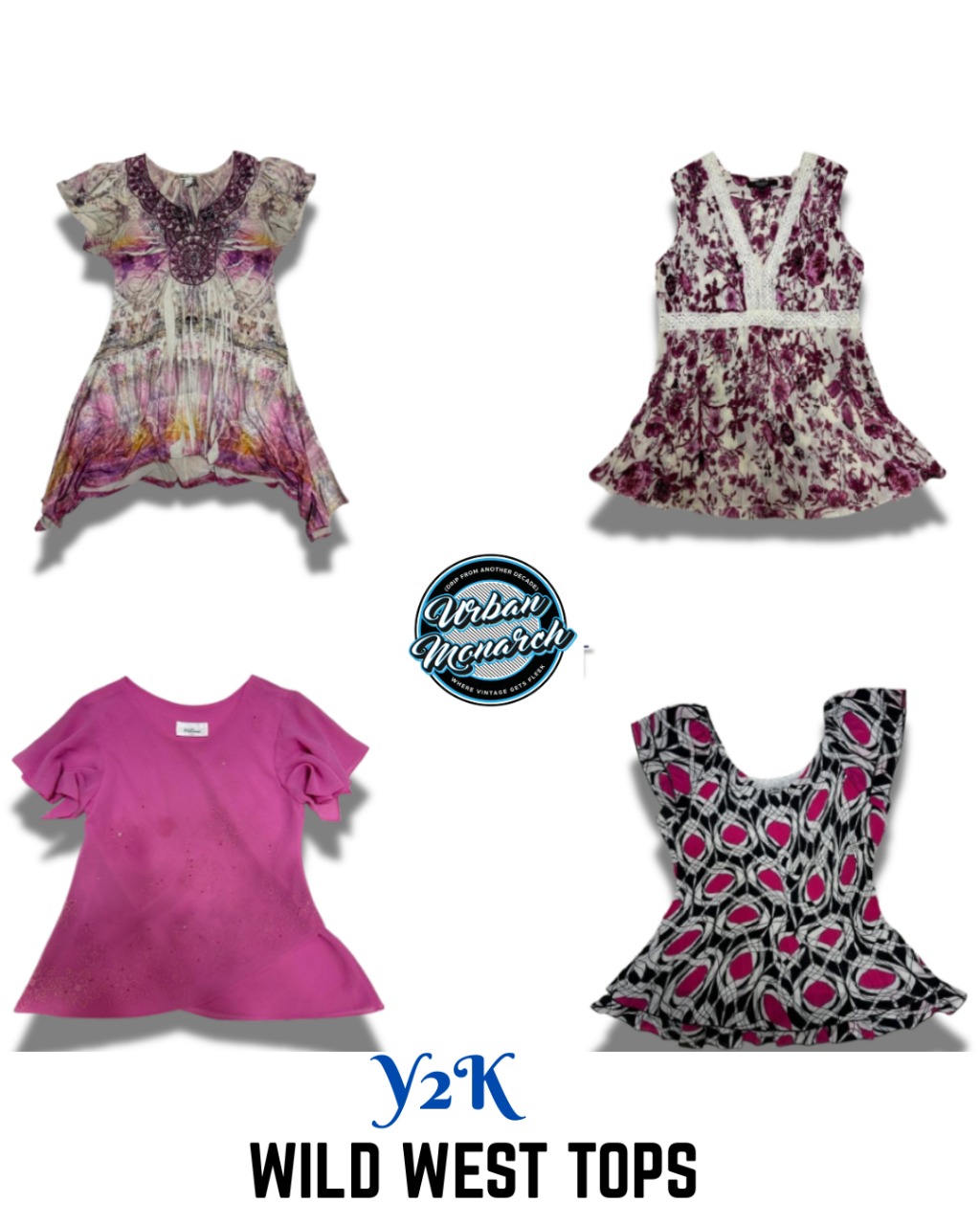 Y2K Wild West Tops - UMW0025