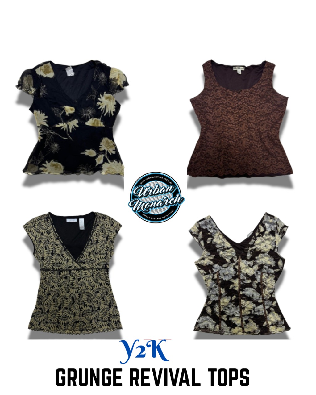 Y2K Grunge Revival Tops - UMW0026