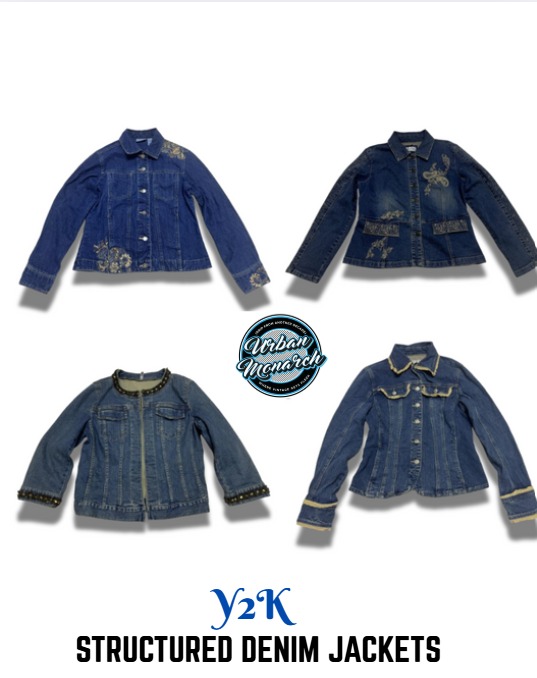 Veste en denim structurée Y2K - UMW0044