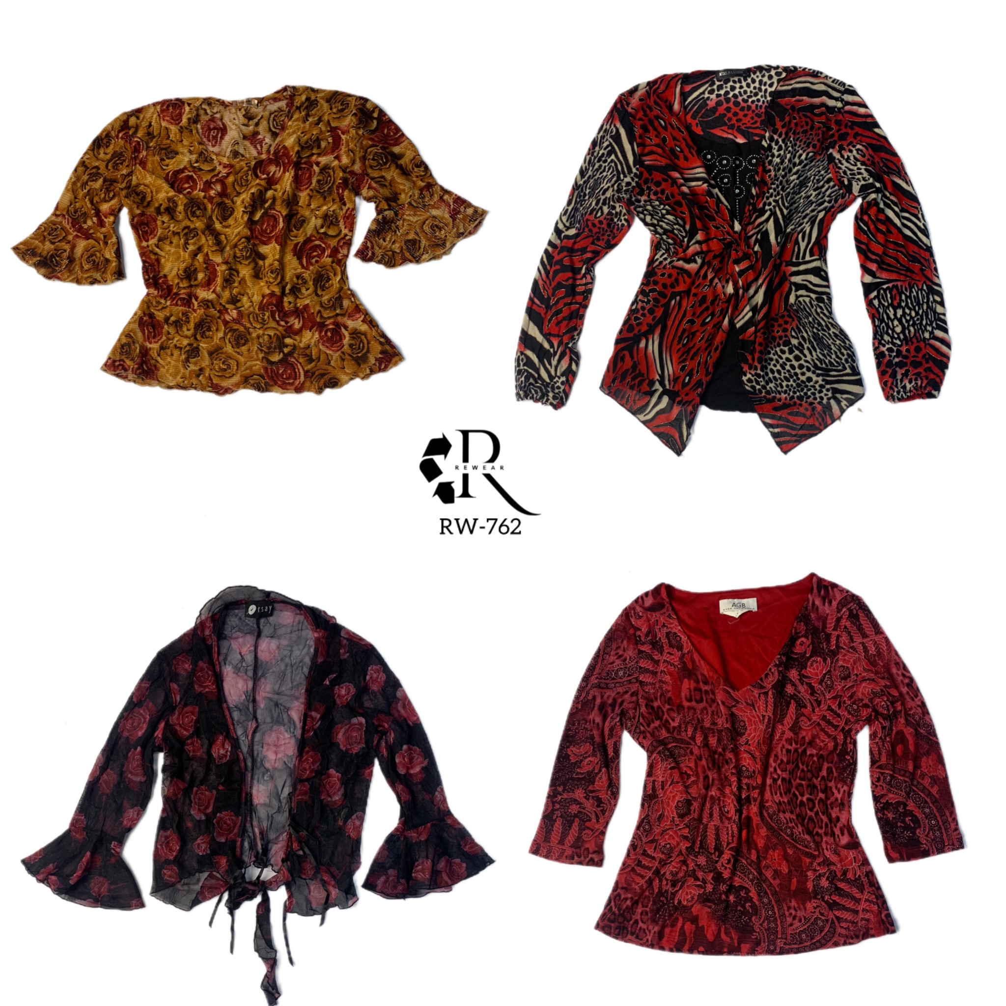 Y2K Grunge Full Sleeves Tops (RW-762)