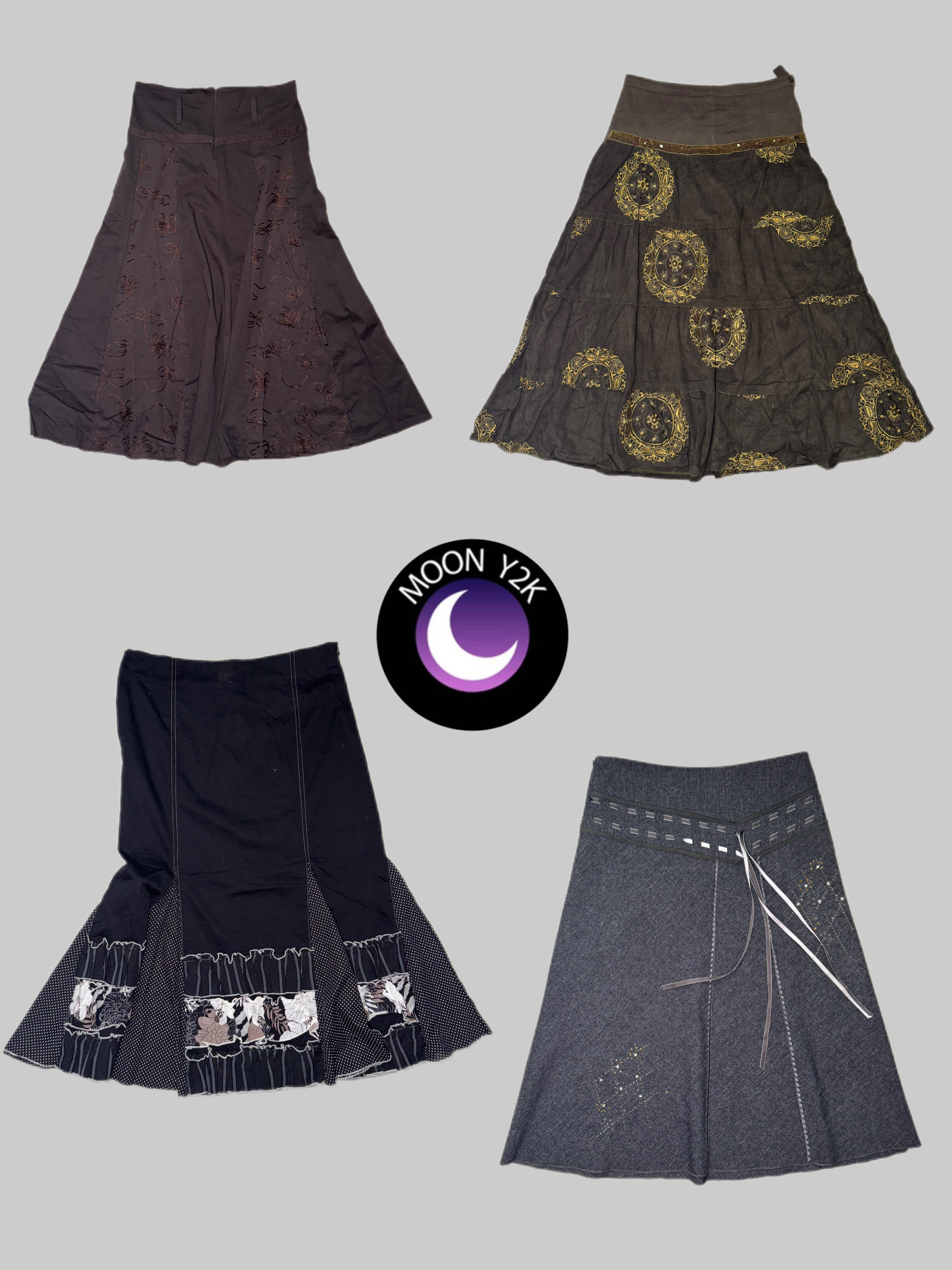 Y2K Boho skirts mix (M-642)
