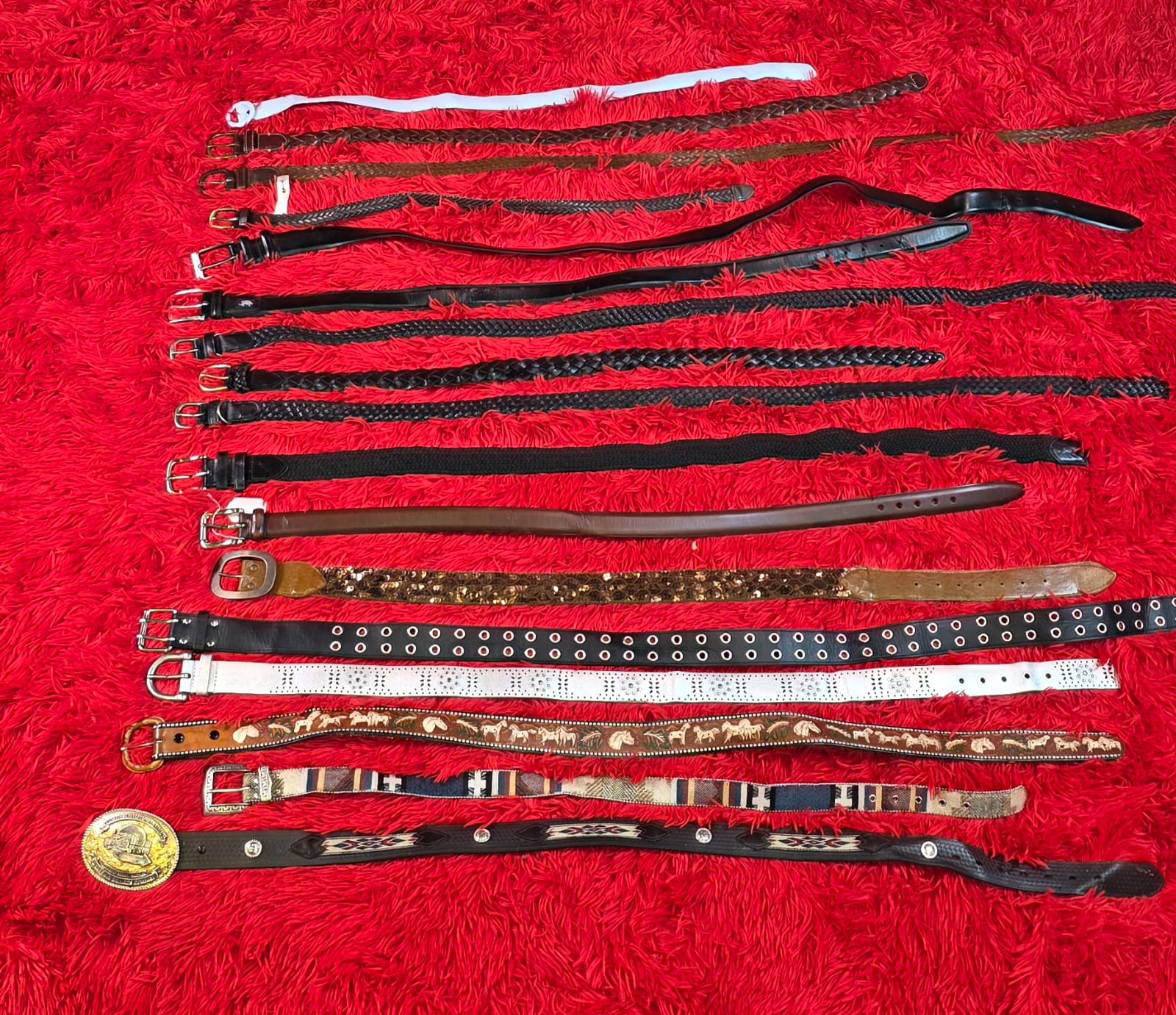 Mix de cintos vintage
