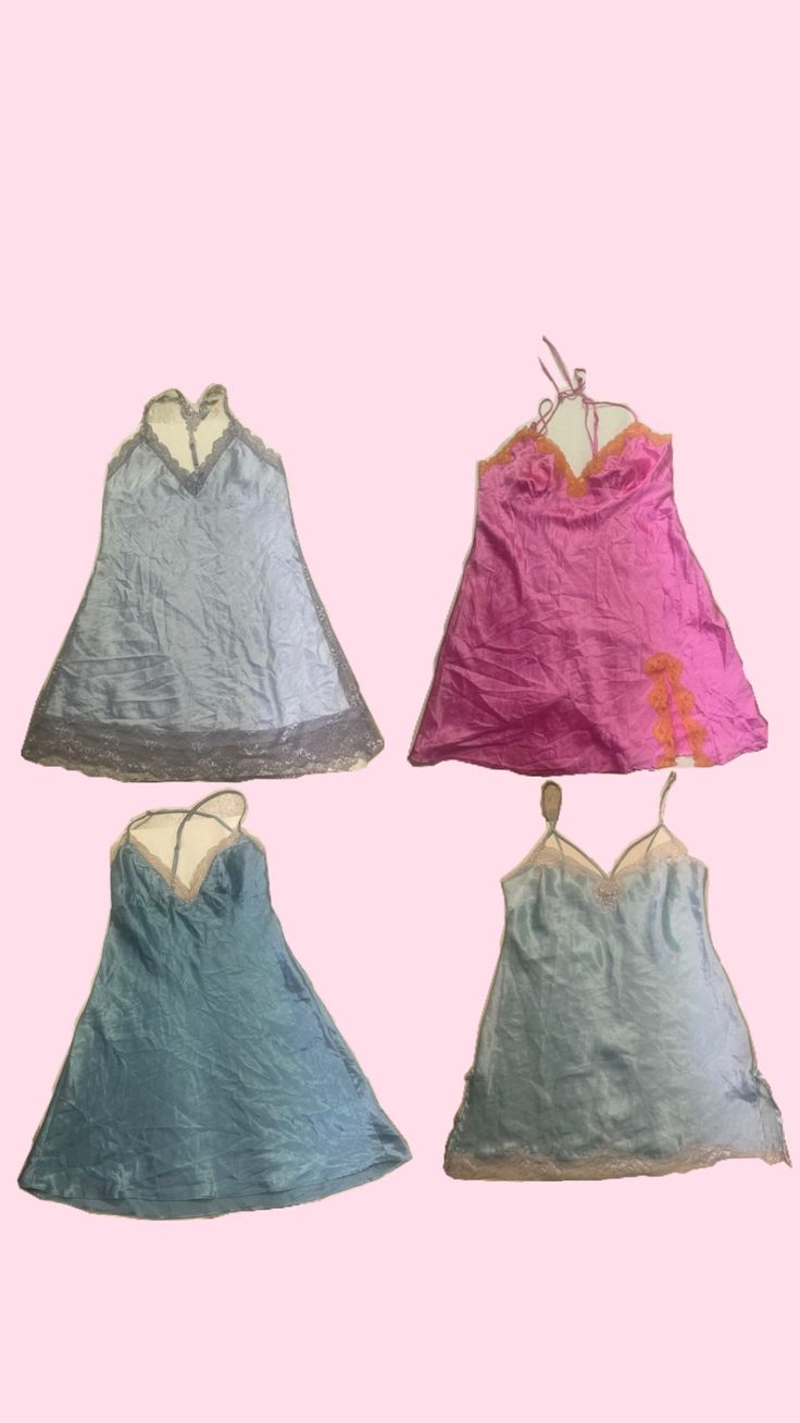 Roupas íntimas de seda Y2k ( M-112)