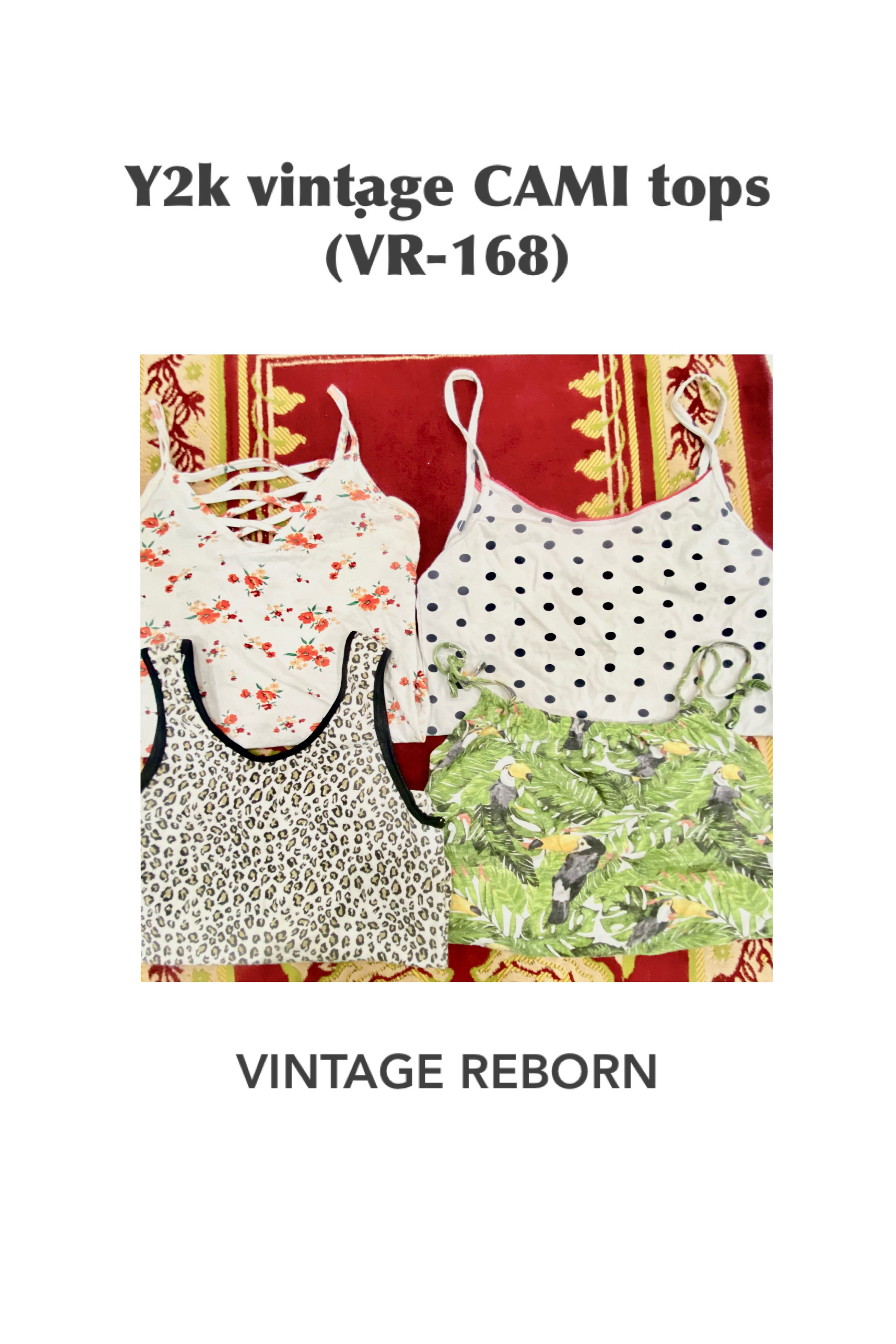 Throwback Y2K Essentials - Camisole Bundle - (VR-168)