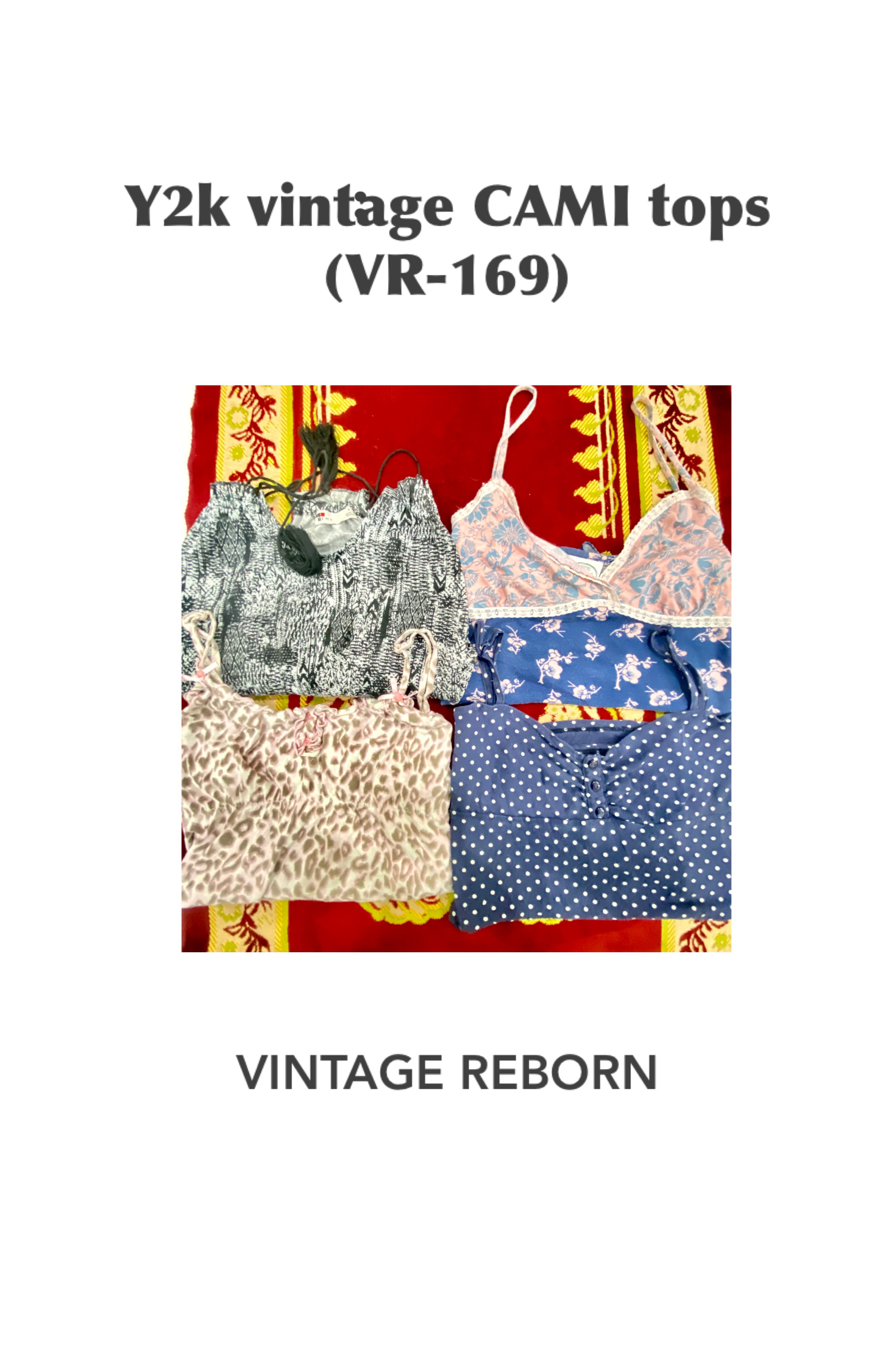 Sweetheart Y2K Cami Top Collection (VR-169)