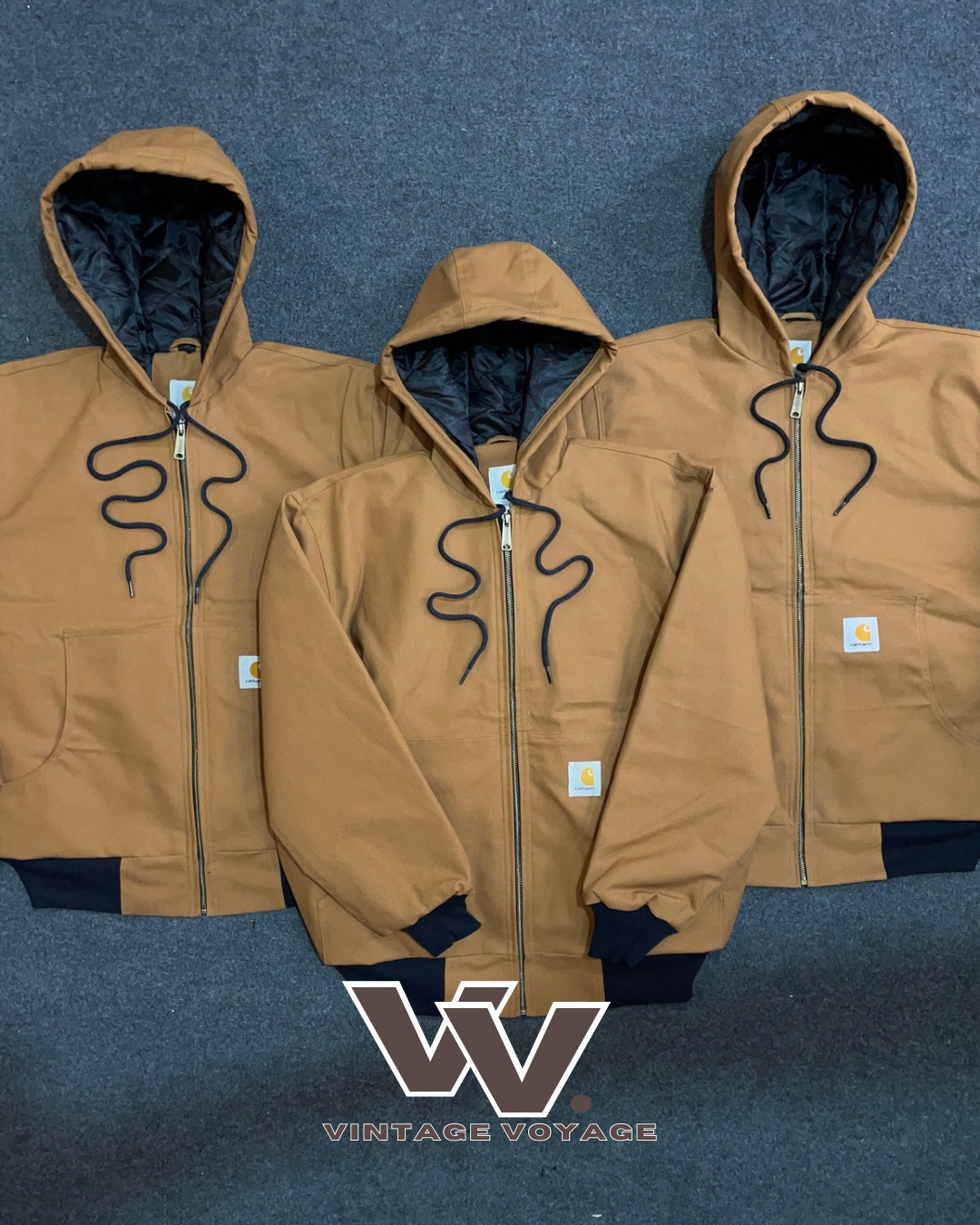 Carhartt Rework Style Tan Color Jackets - #18925