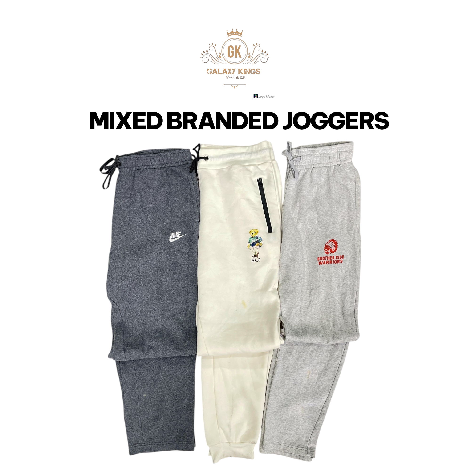 Joggers a marchio misto