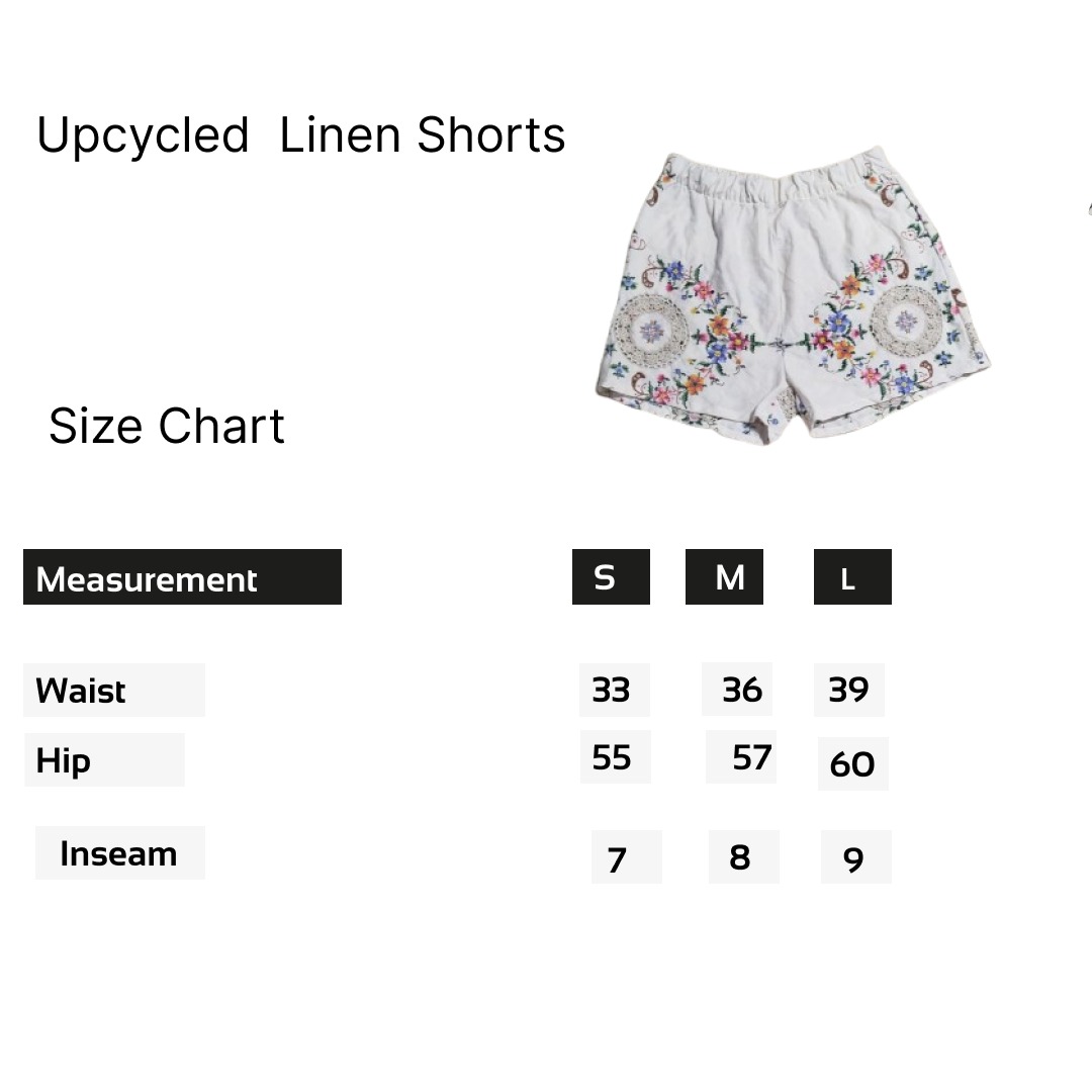 SS25 Upcycled Leinen-Shorts