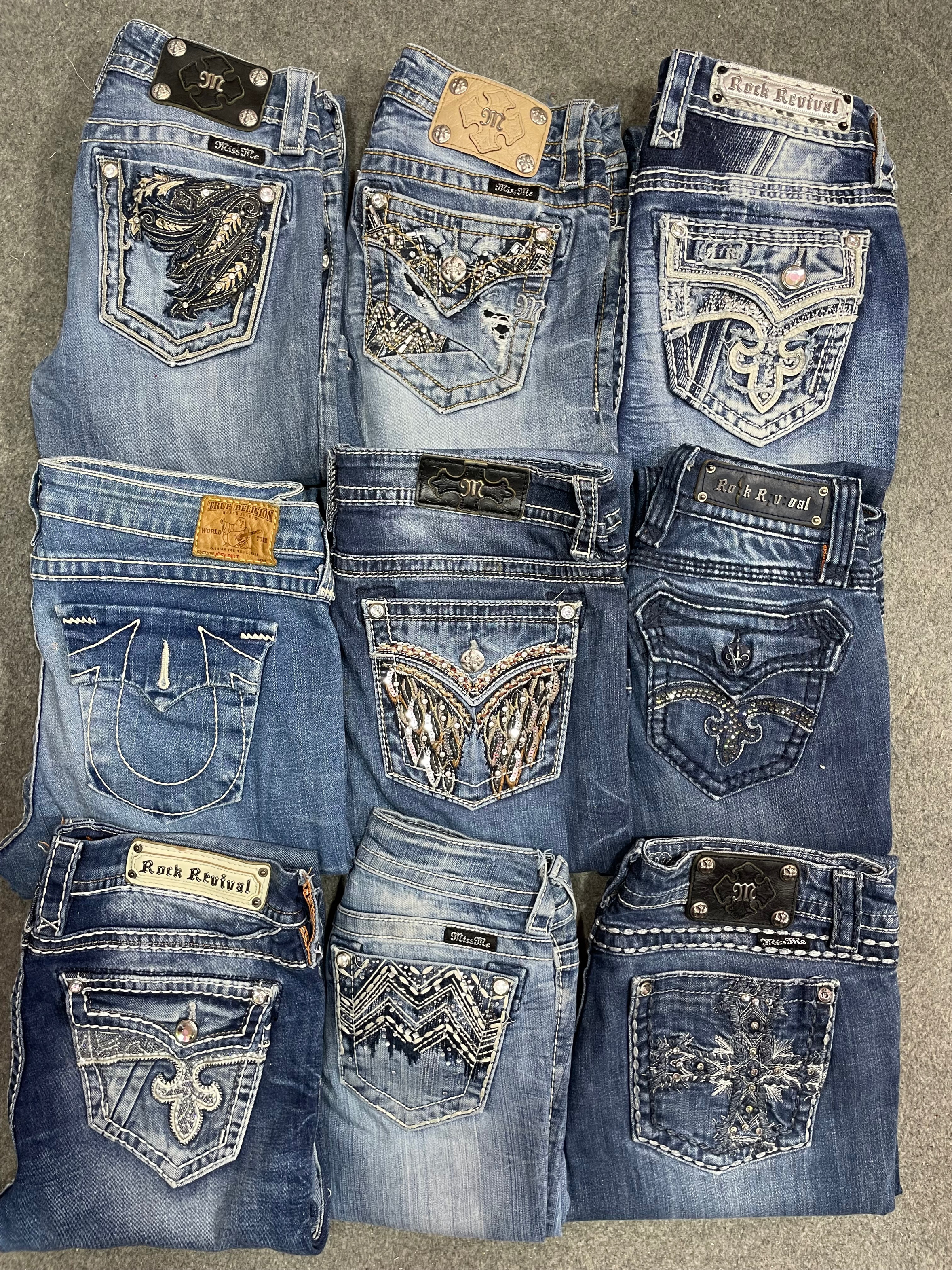 Miss Me Rock Revival True Religion Jeans