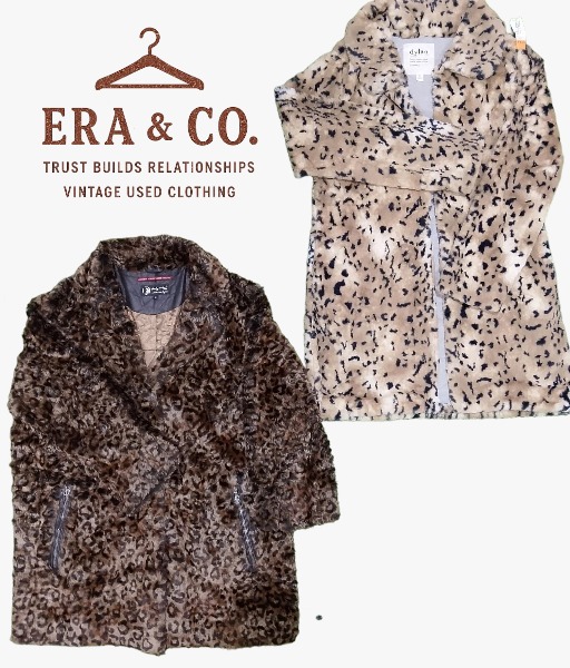 Abrigos de piel con estampado de tigre