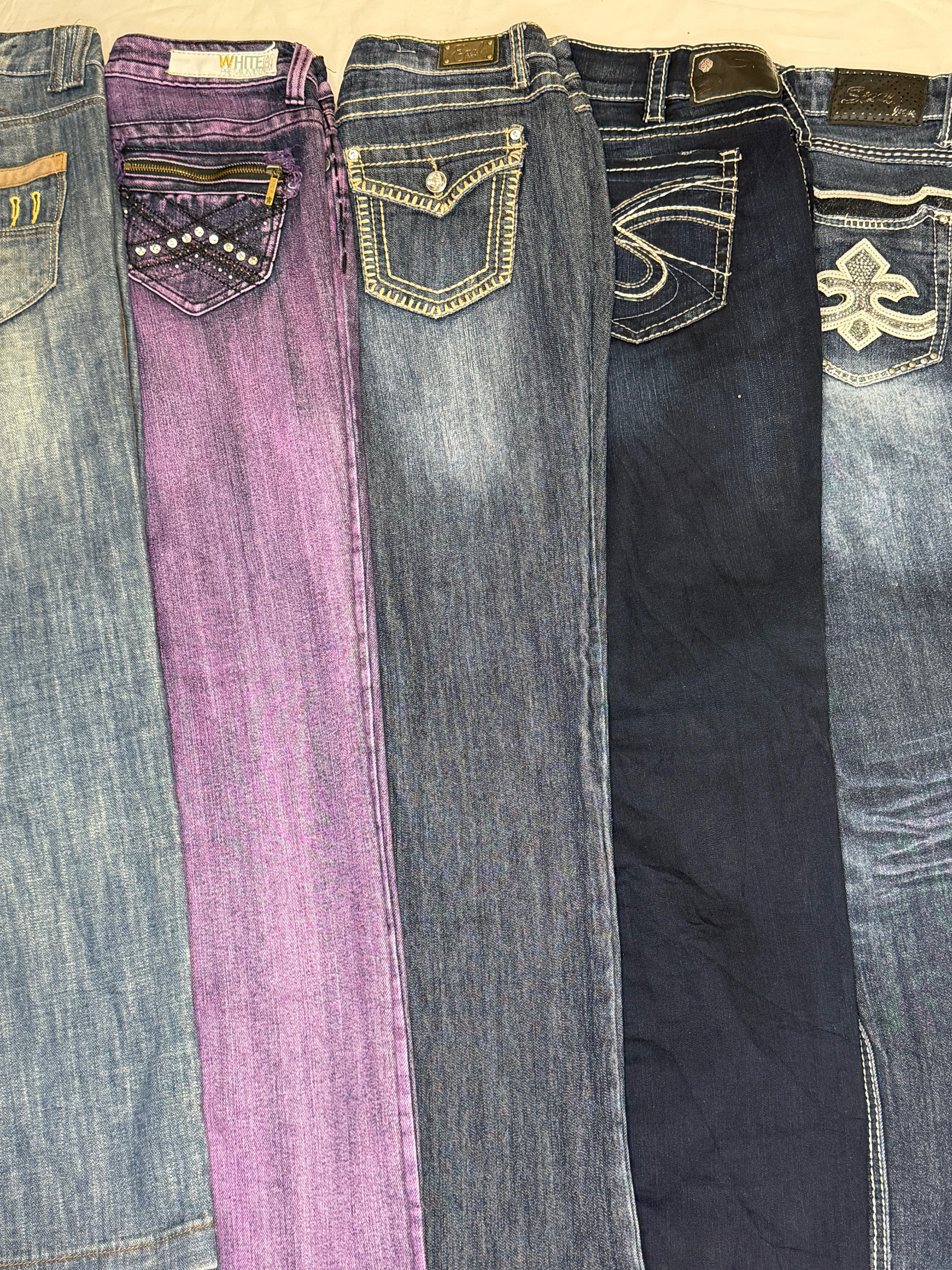 Jeans skinny embelliti Y2K | V-T033