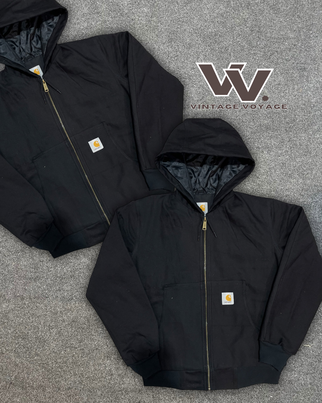 Vestes Actives Couleur Noire Style Rework Carhartt - #18925