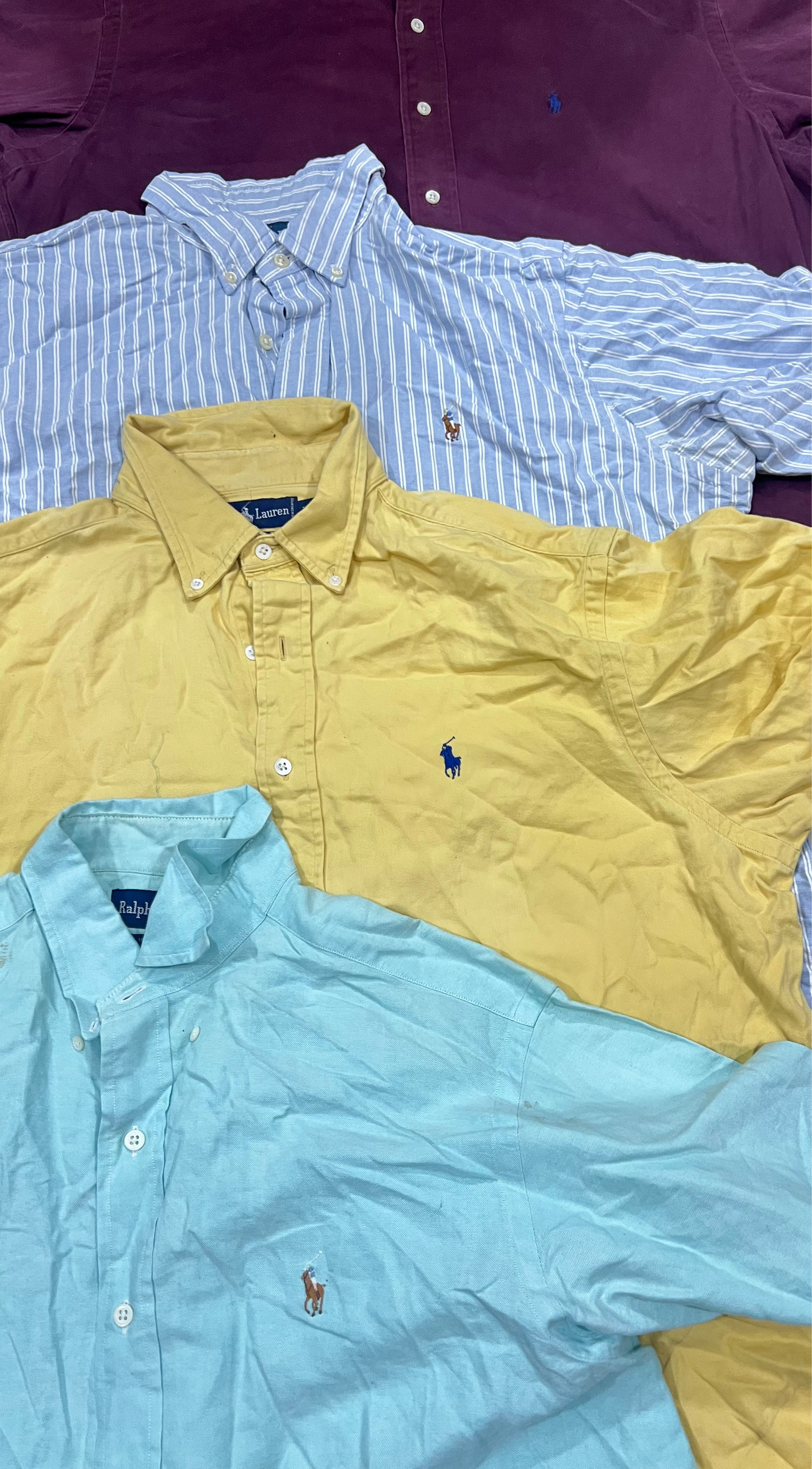 Chemises en coton Ralph Lauren à manches courtes
