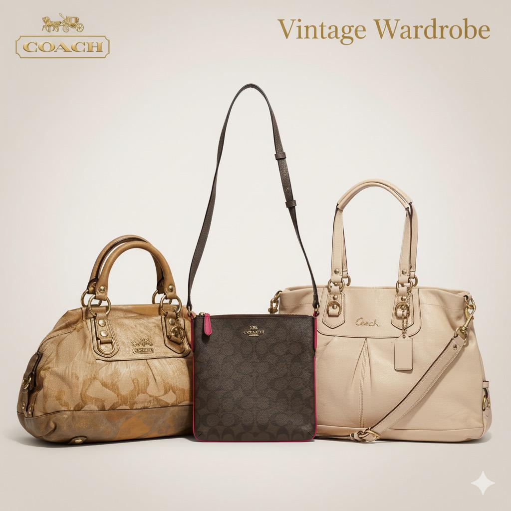 Coach Handtaschen – Authentisch, Repariert & Wiederbelebt