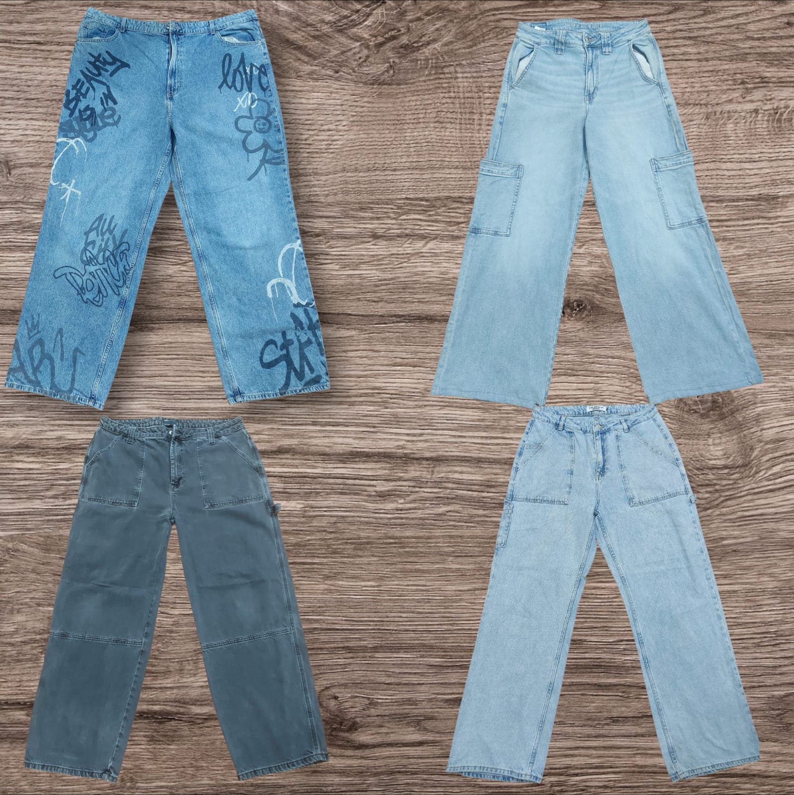 Jeans baggy cargo