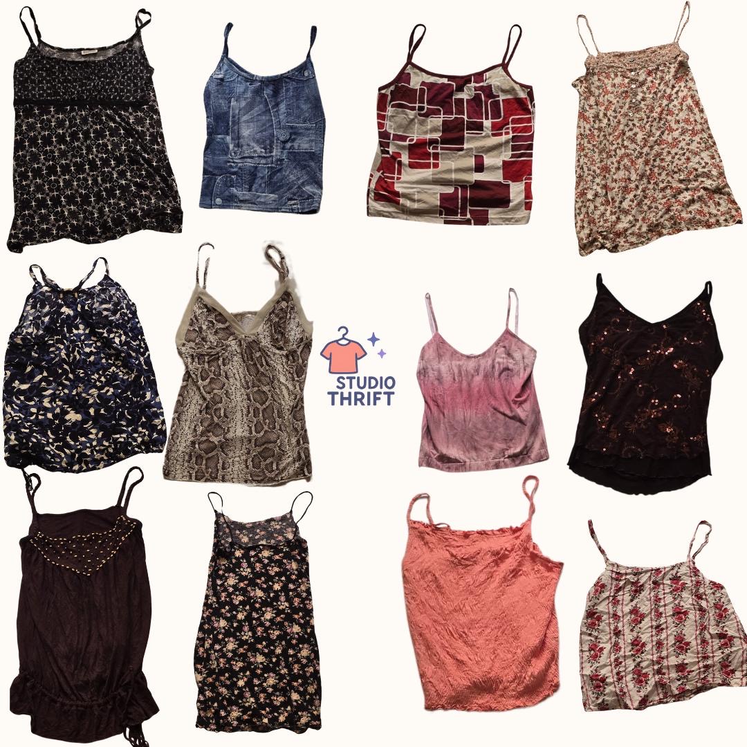 Y2K Unique Cami Tops