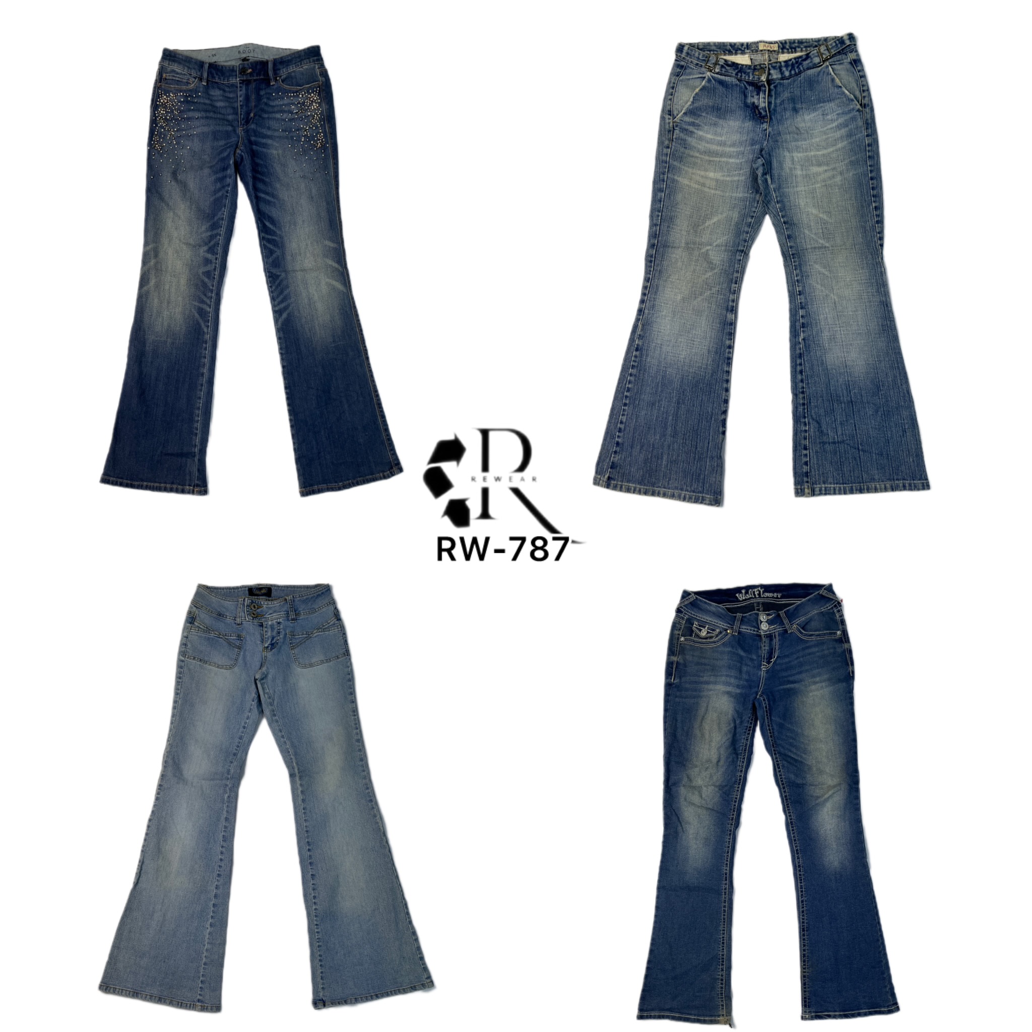 Y2K Britney Era denim jeans (RW-787)
