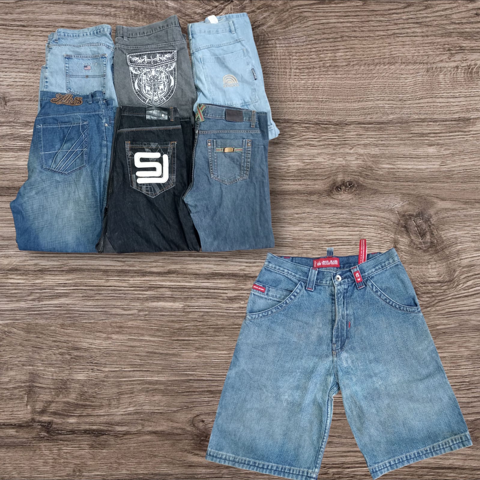 Shorts di denim e jeans