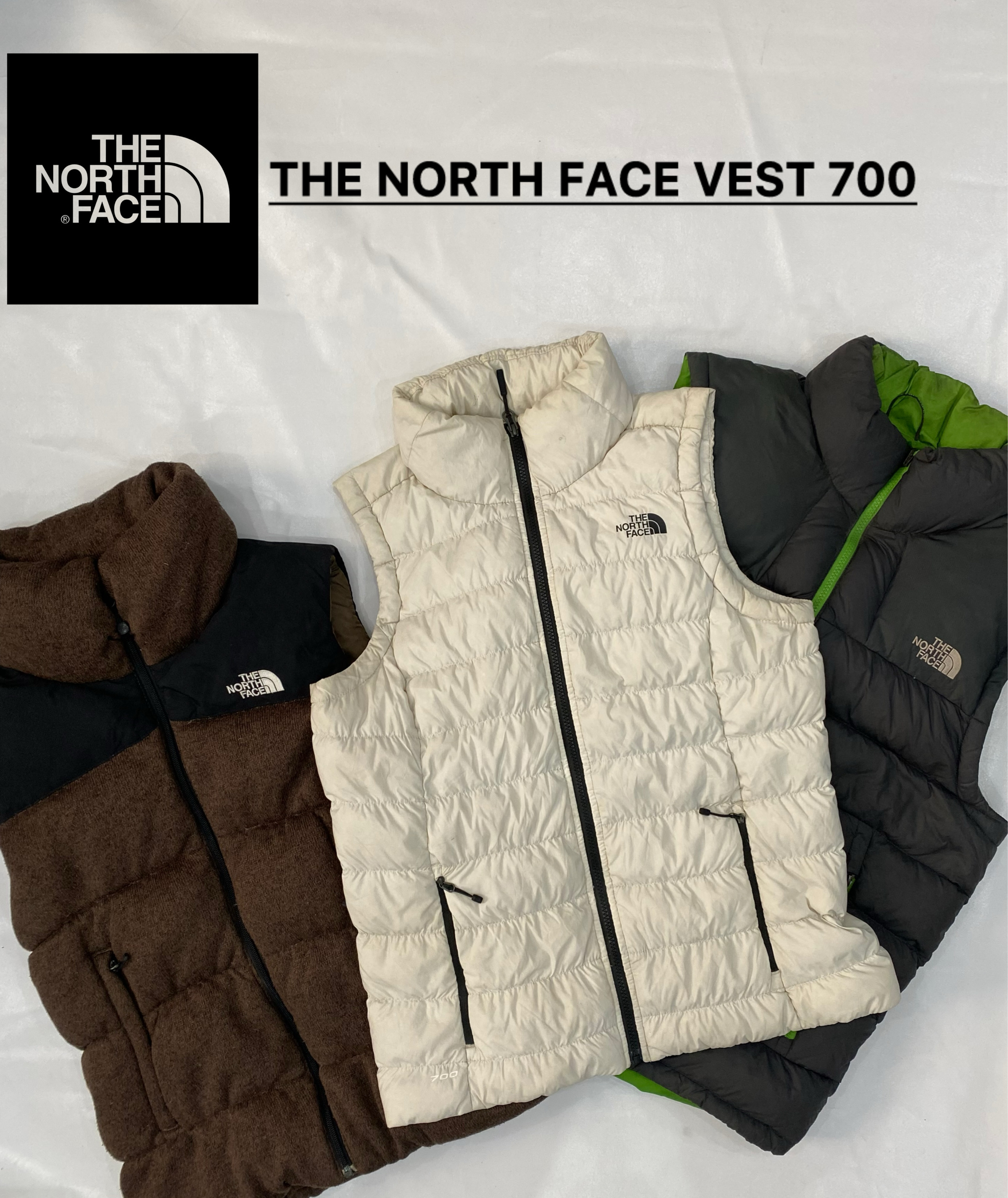 Branded The North Face Puffer Vest 700