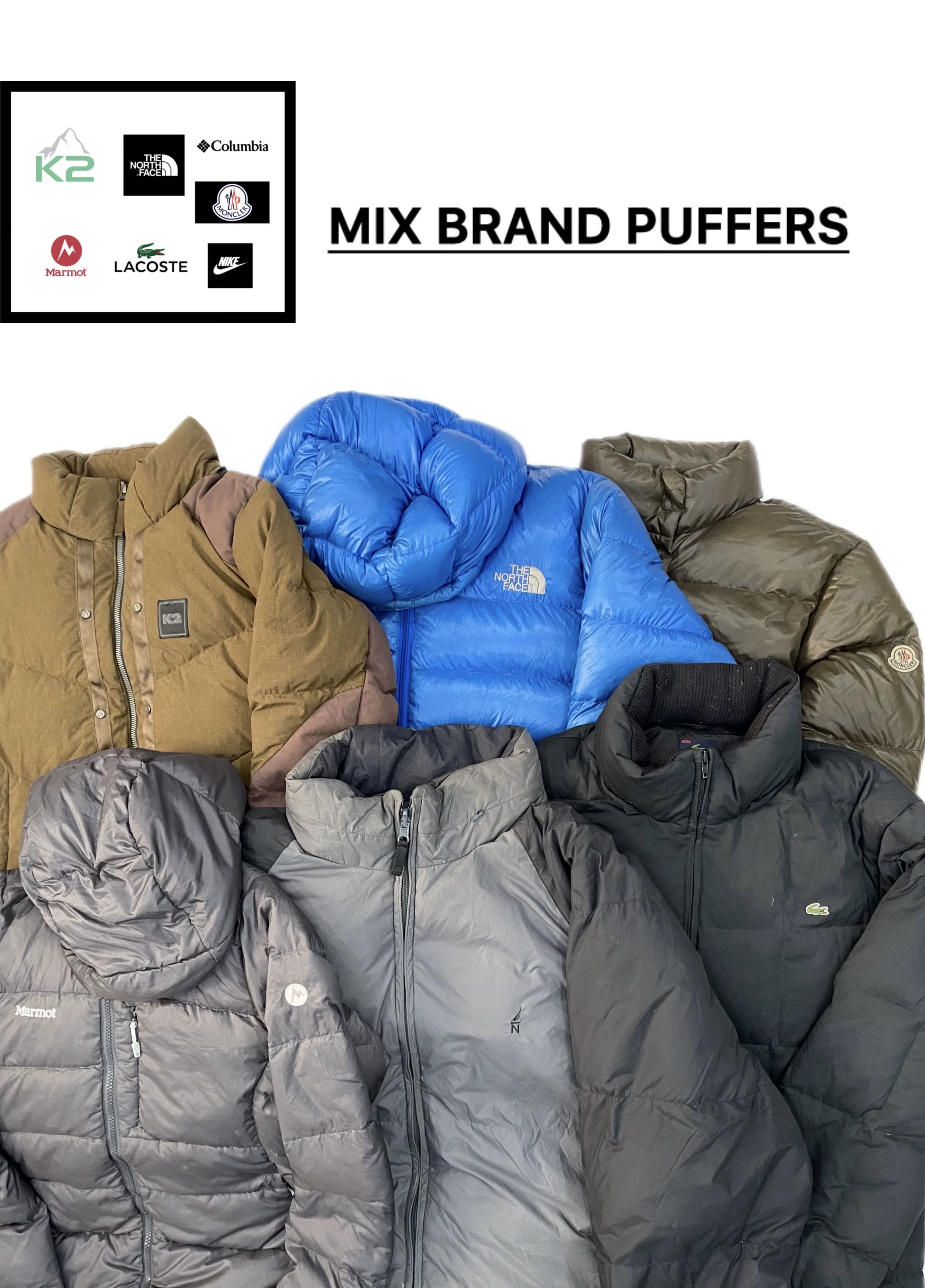 Branded puffer Jacket