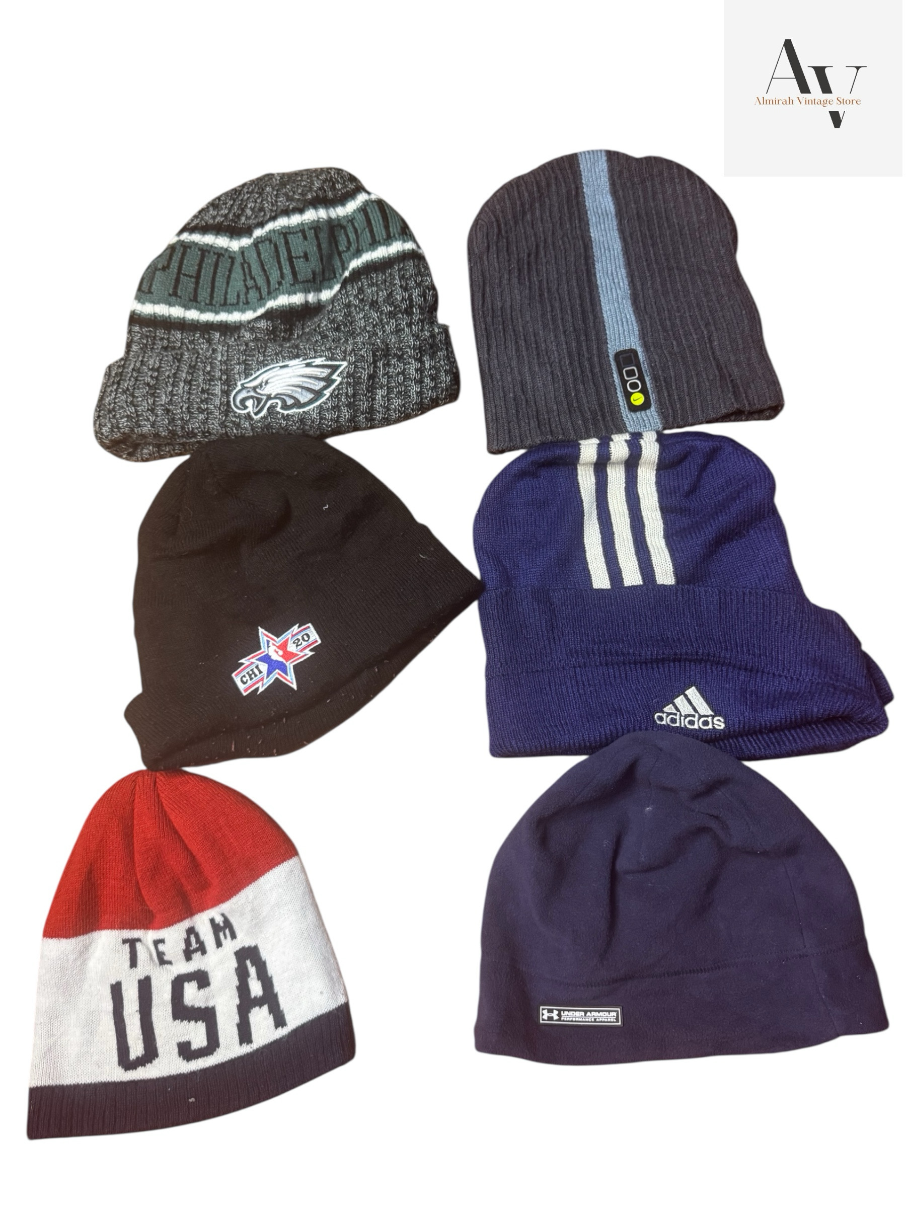 Chapeaux de marques Columbia, nike, adidas et plus.