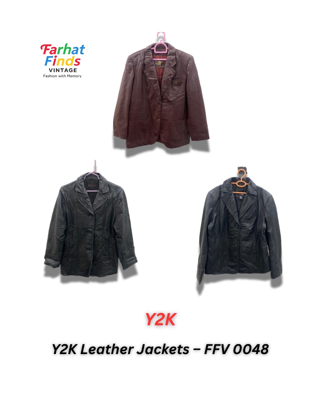 Jaquetas de Couro Y2K - FFV 0048
