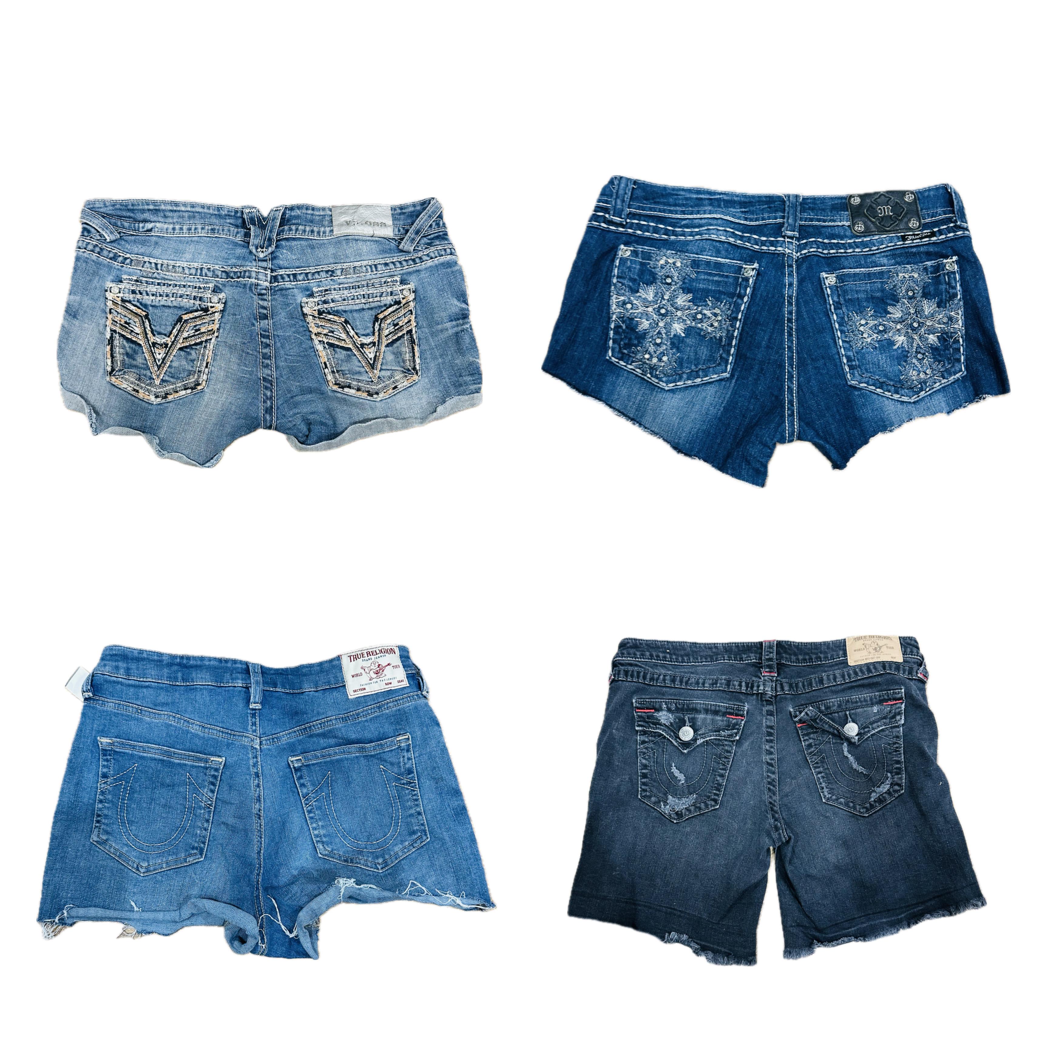 Y2k denim shorts