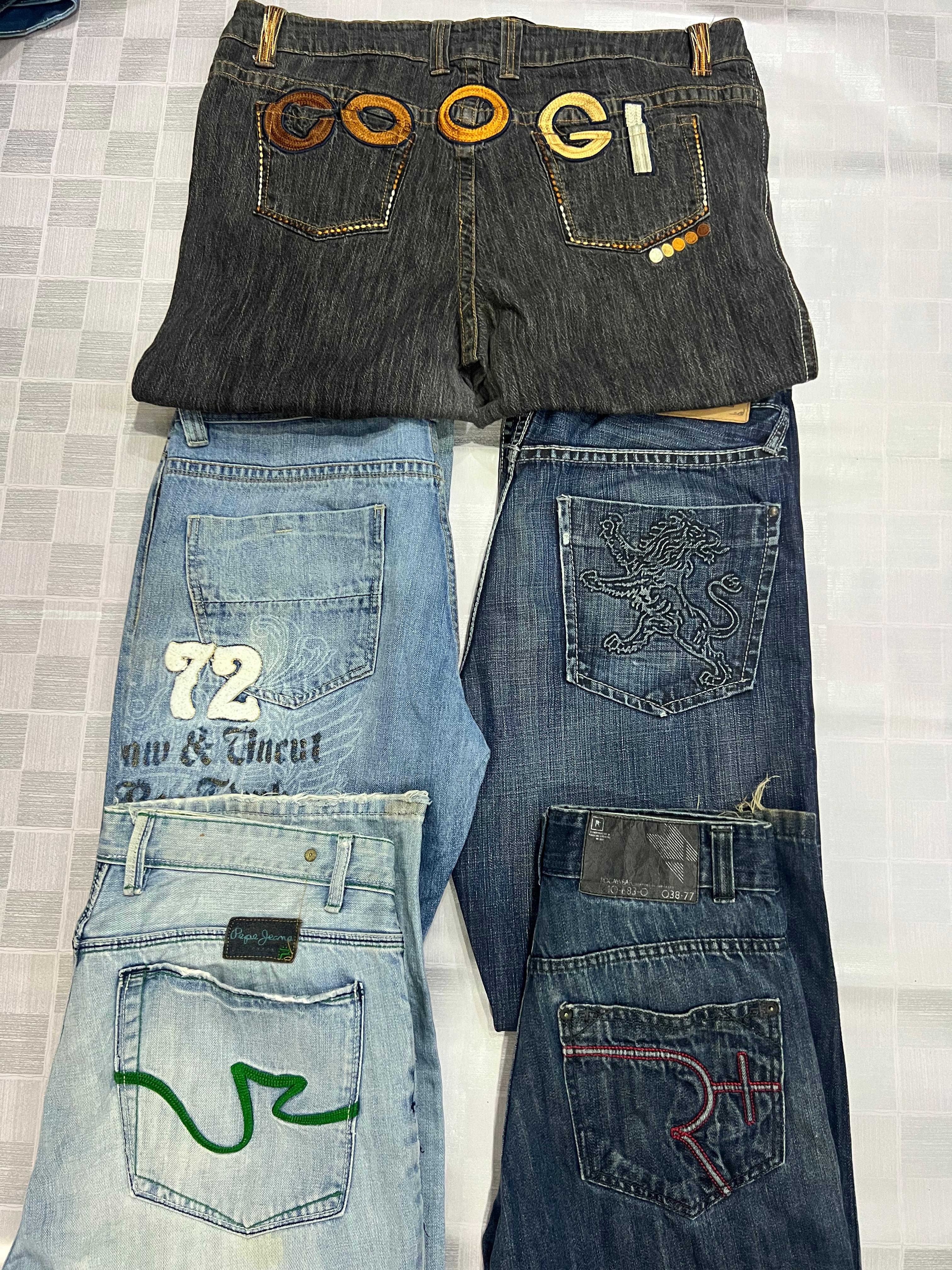 R134 Men Baggy HipHop Jeans