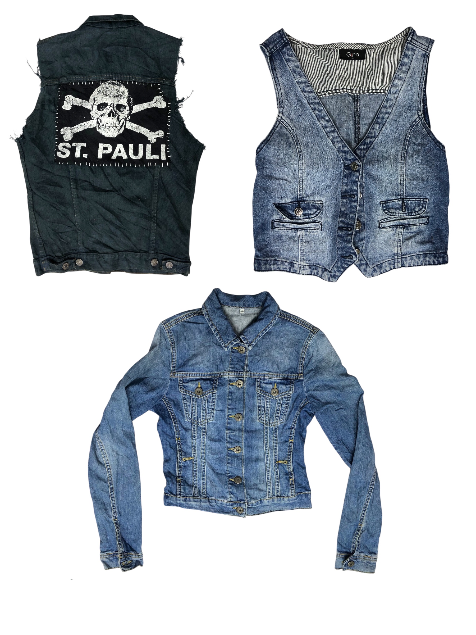Grunge & Denim!! Mix Jackets & Waistcoats S-1285