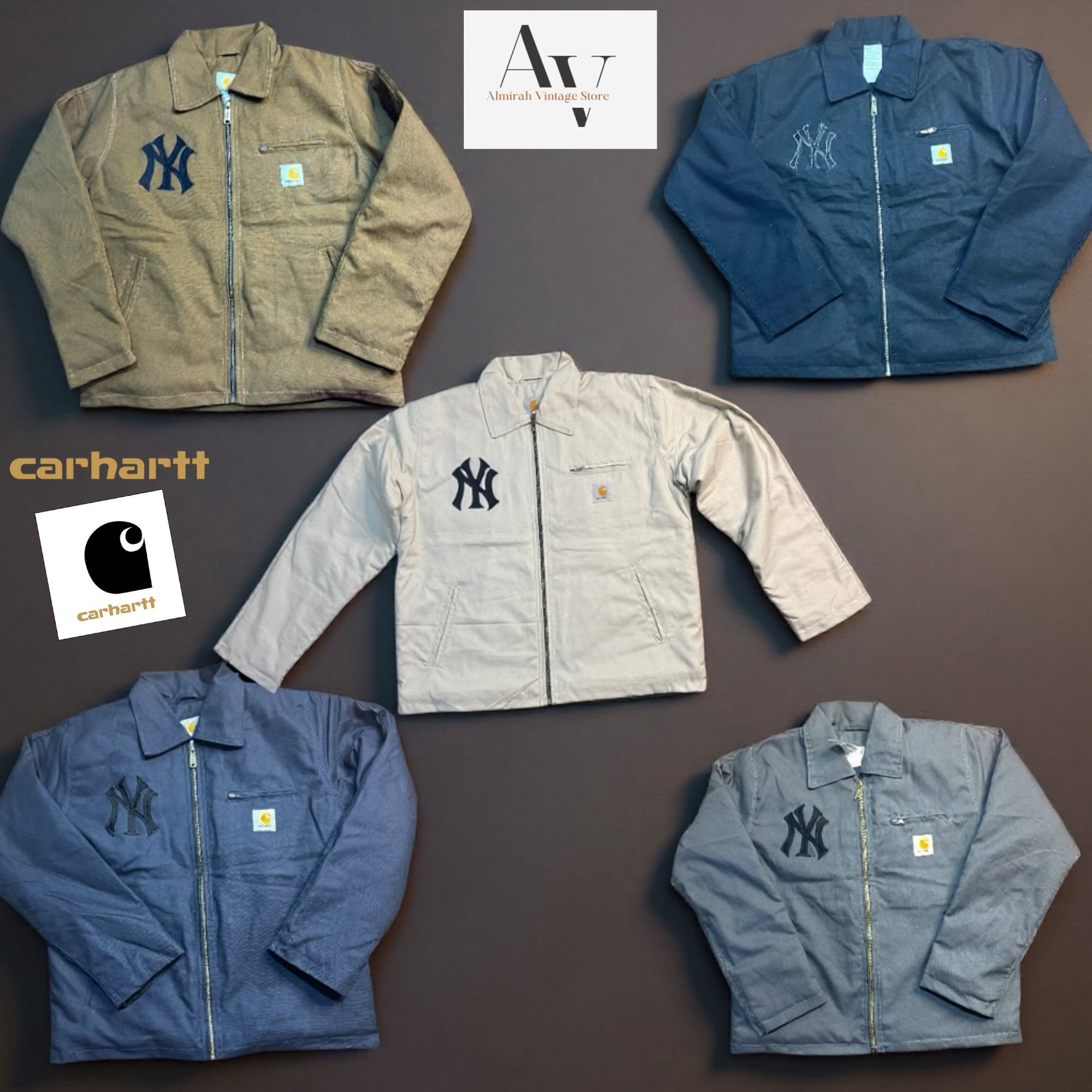 Carhartt rework style yankees jackets