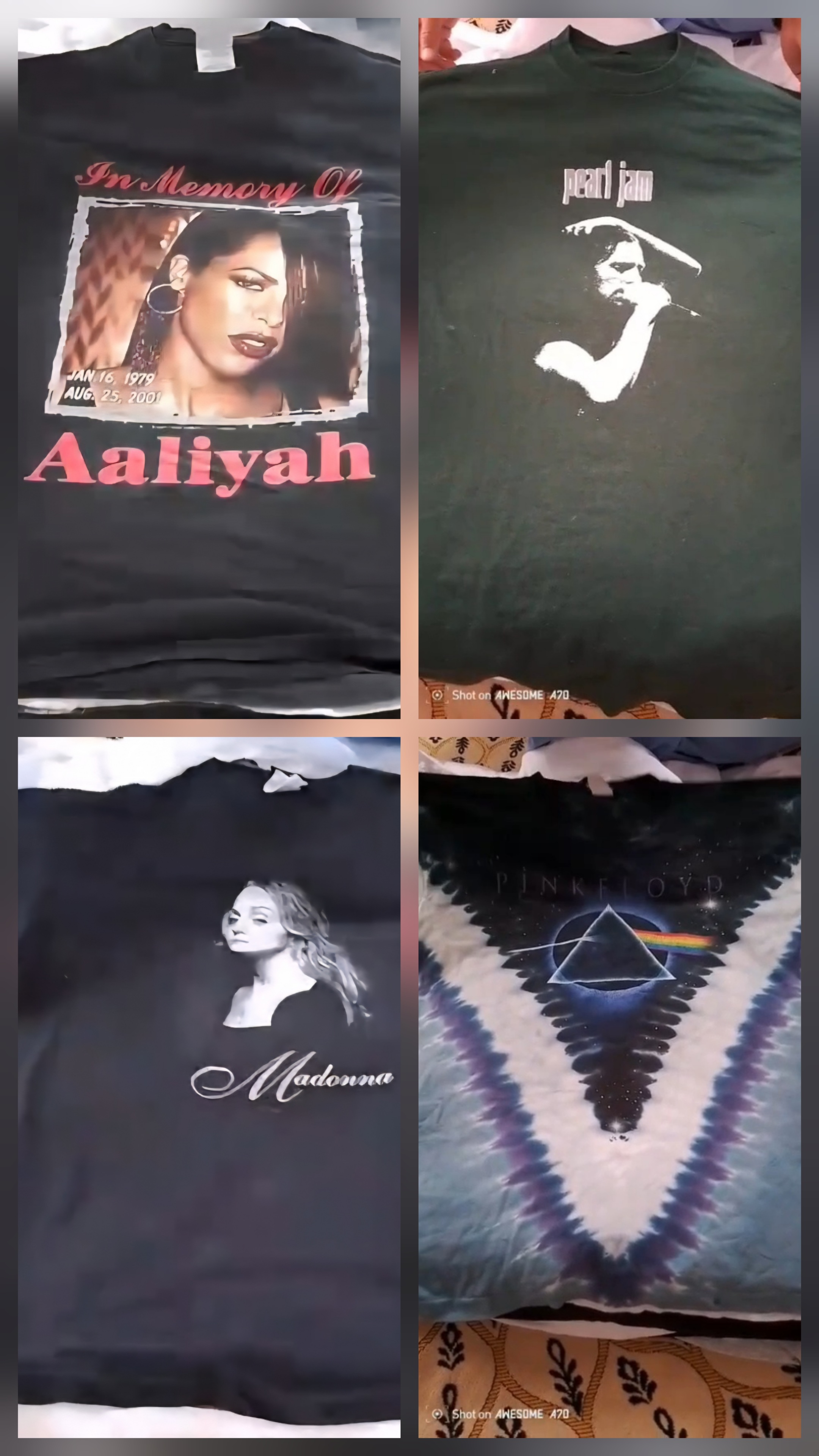 T-Shirts Imprimés Vintage