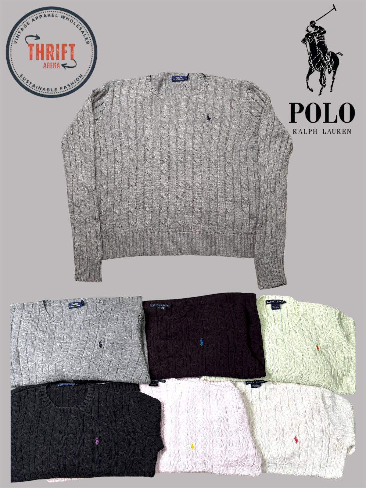 T1527 Ralph Lauren Cable Knits